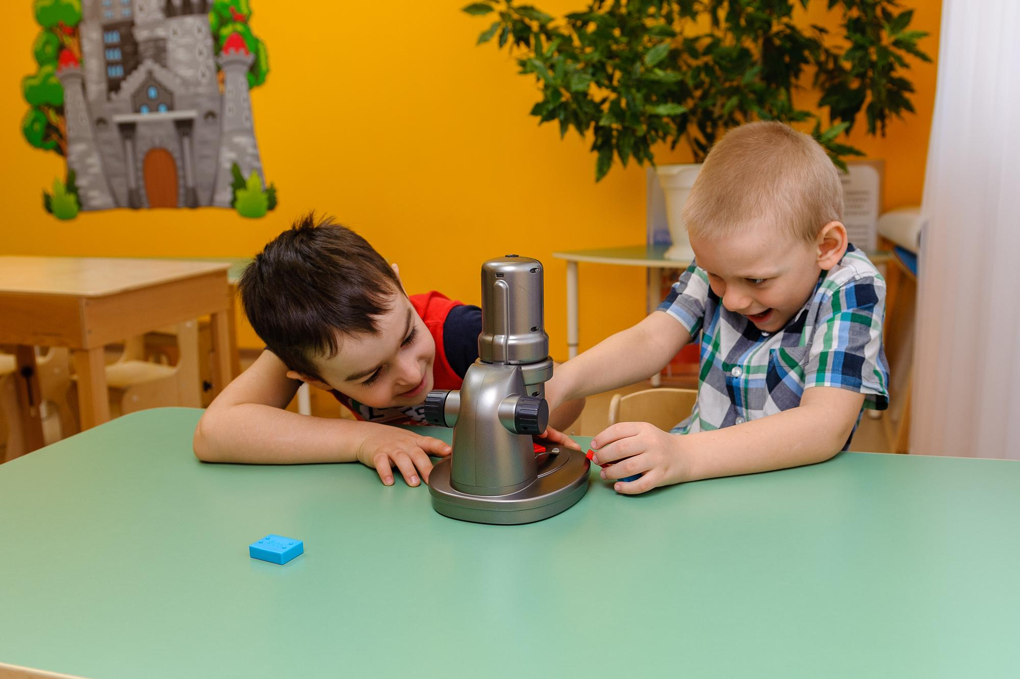 На занятиях