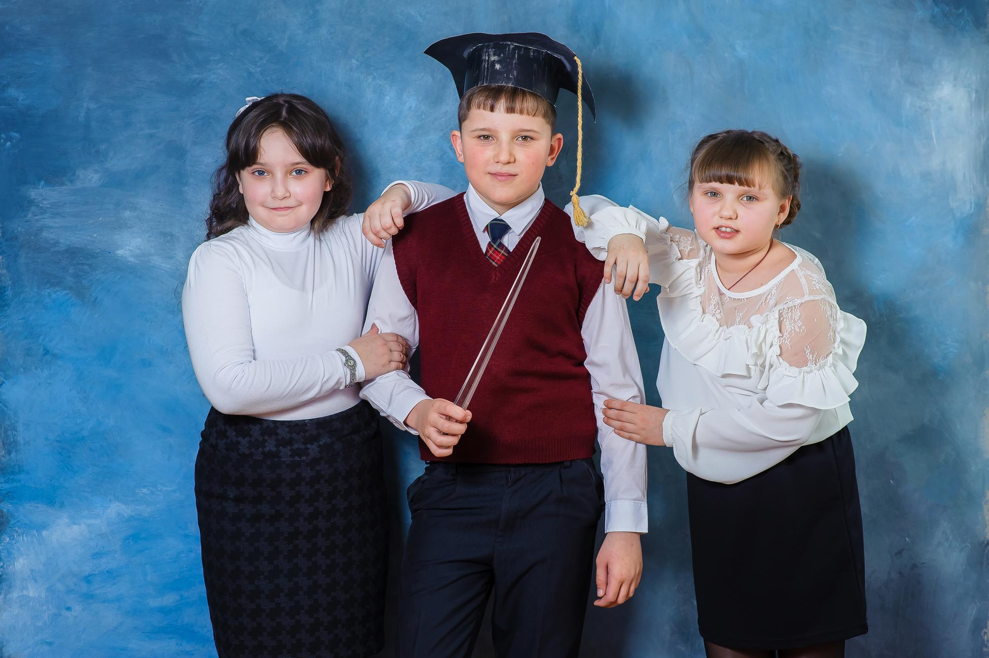 Портреты, школьники