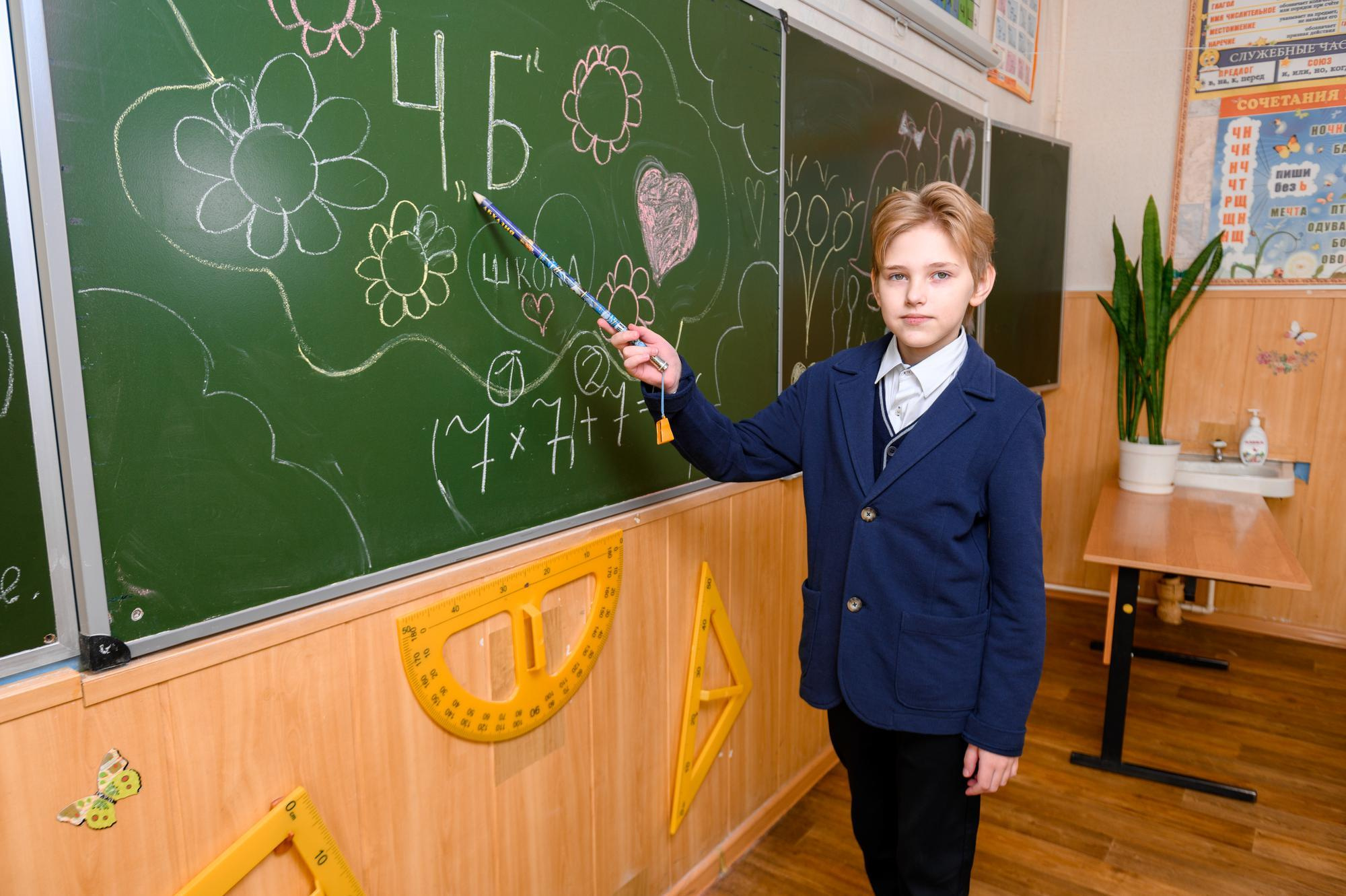 Портреты, школьники