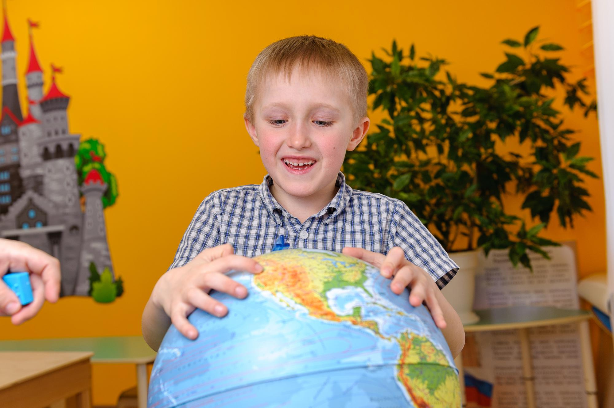 На занятиях