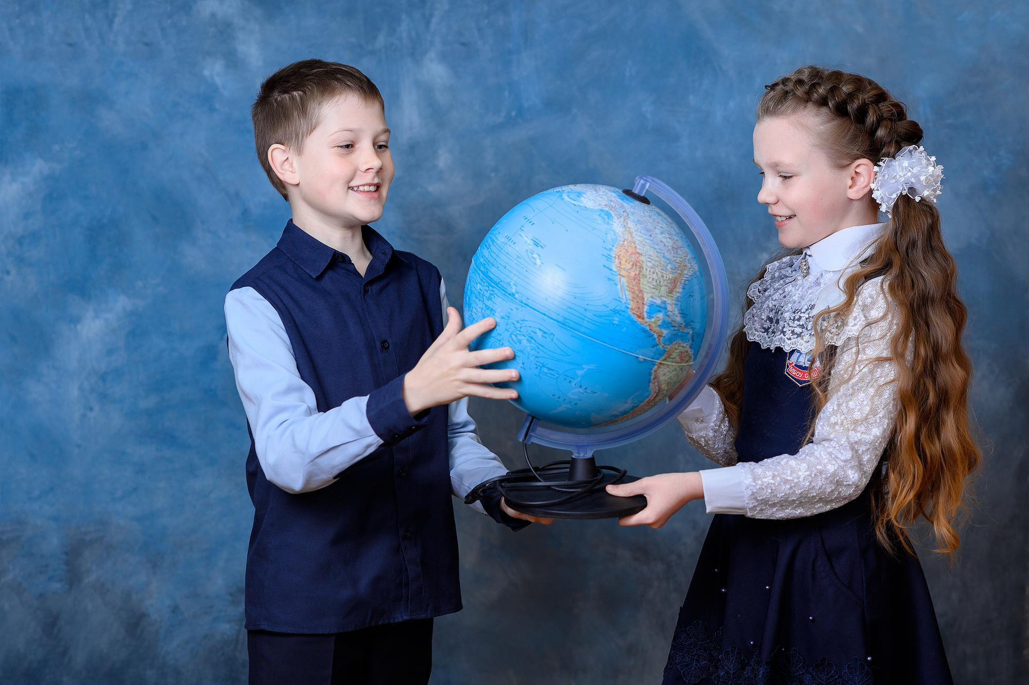 Портреты, школьники