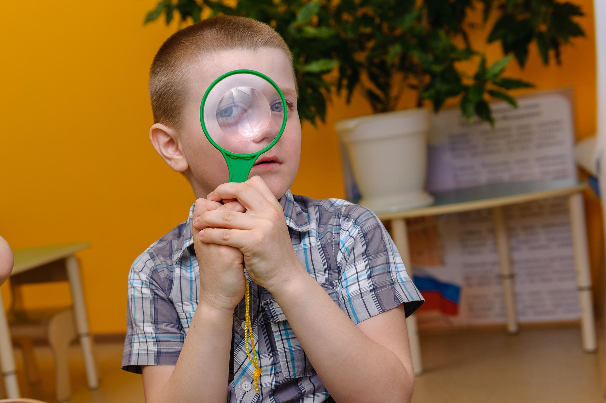 На занятиях