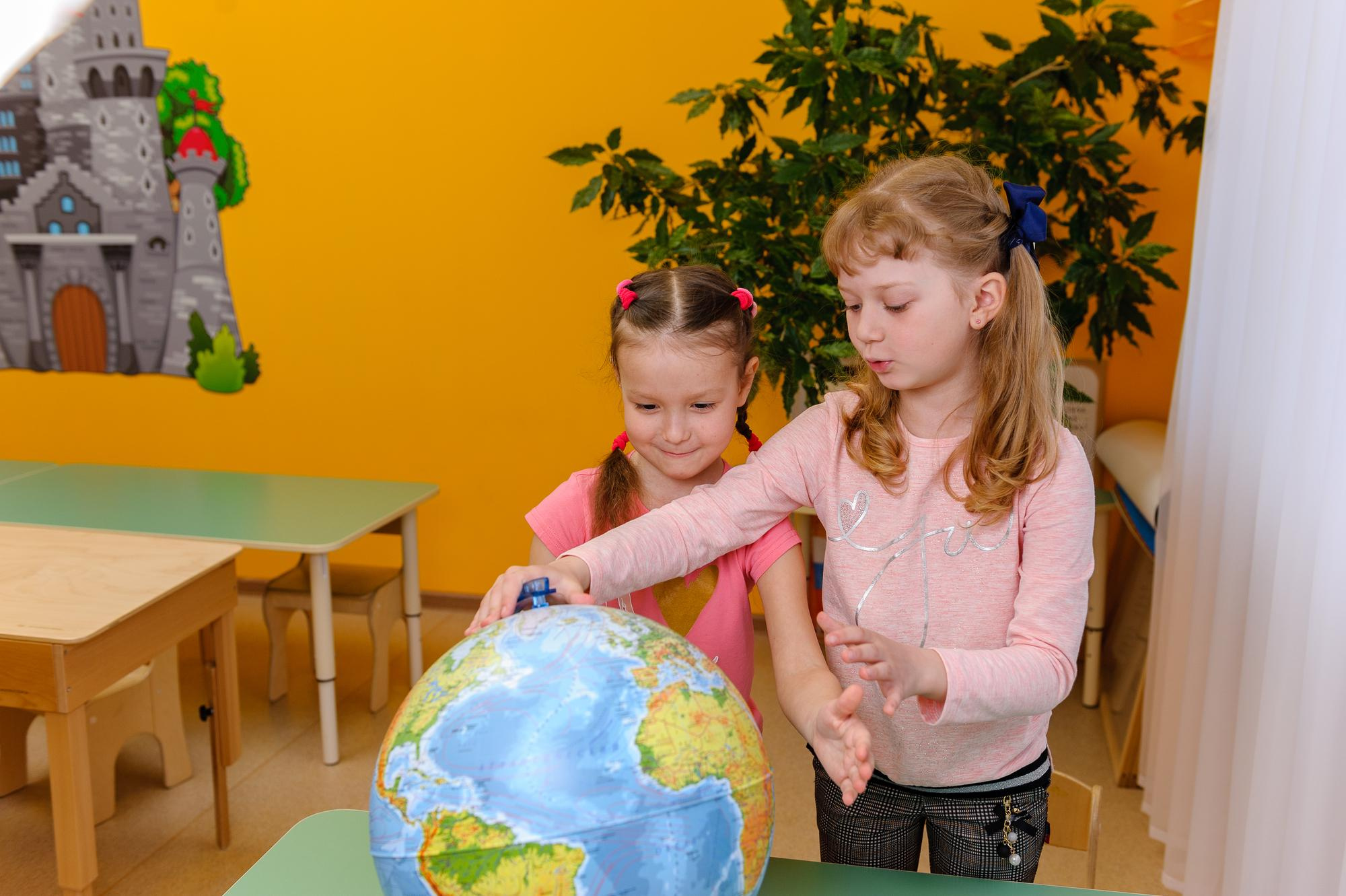 На занятиях