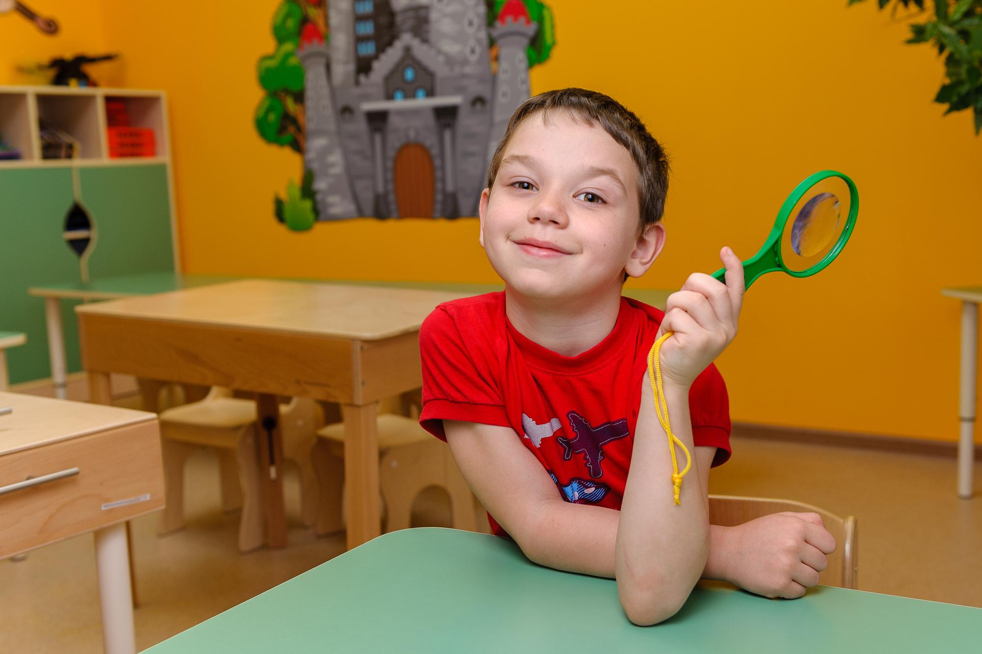 На занятиях