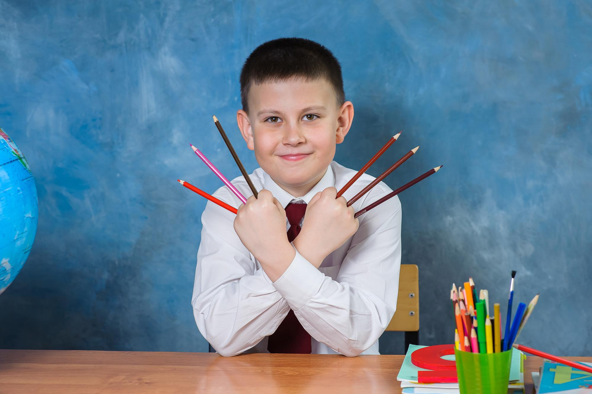 Портреты, школьники