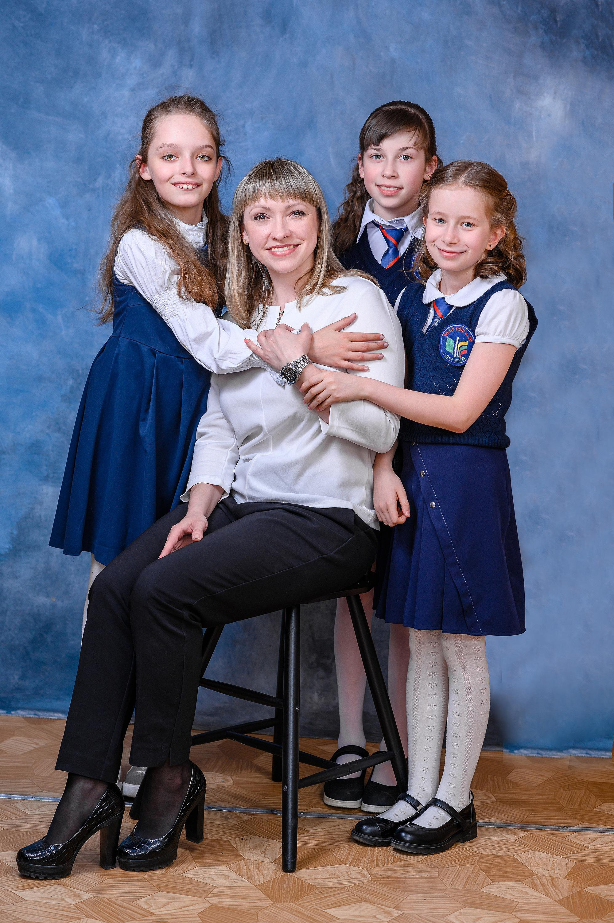 Портреты, школьники