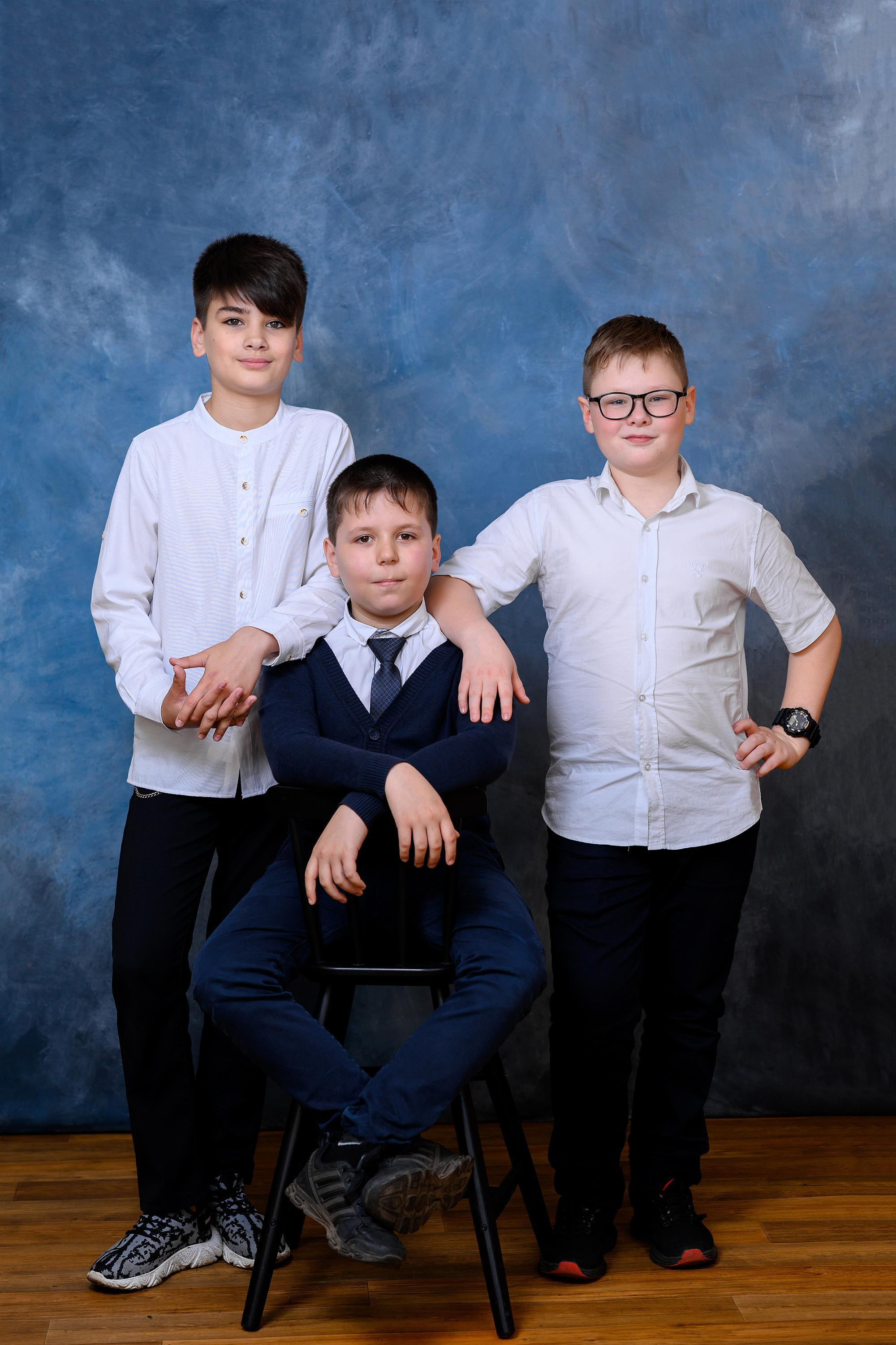 Портреты, школьники