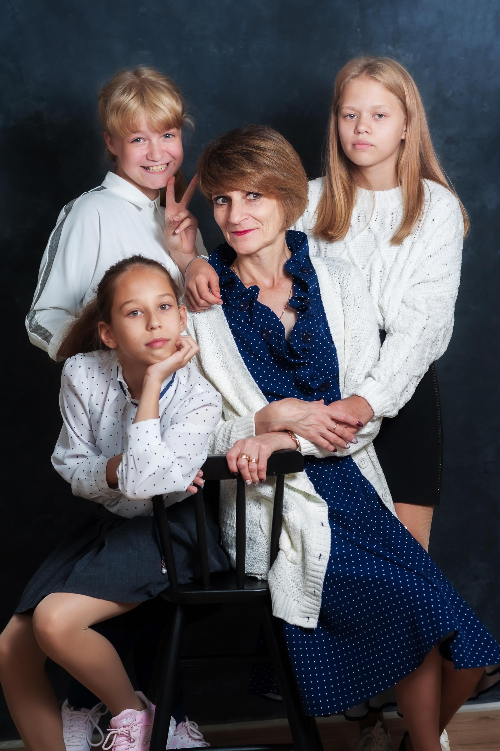 Портреты, школьники