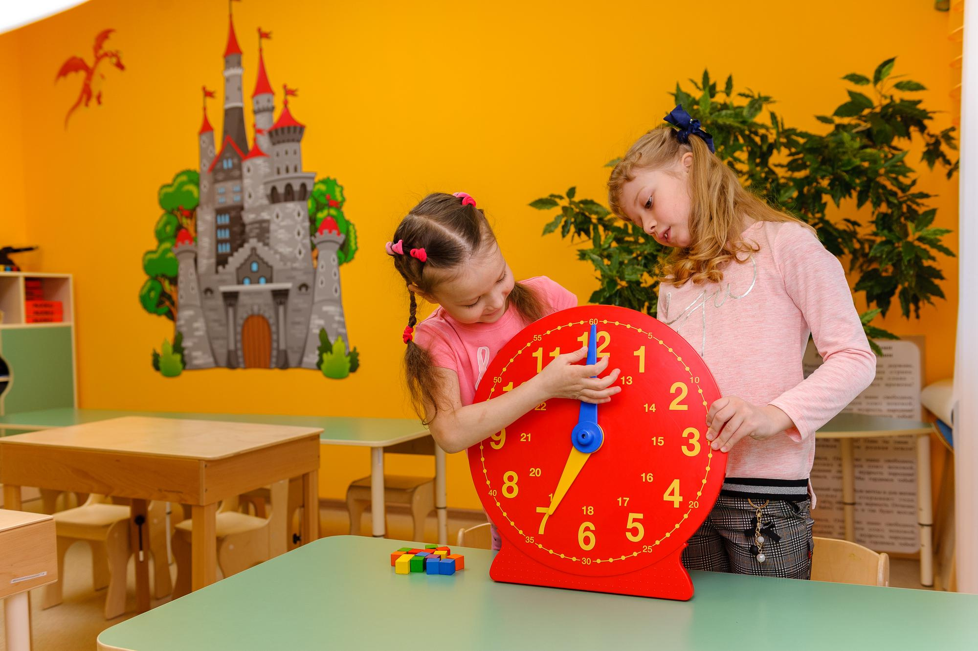 На занятиях