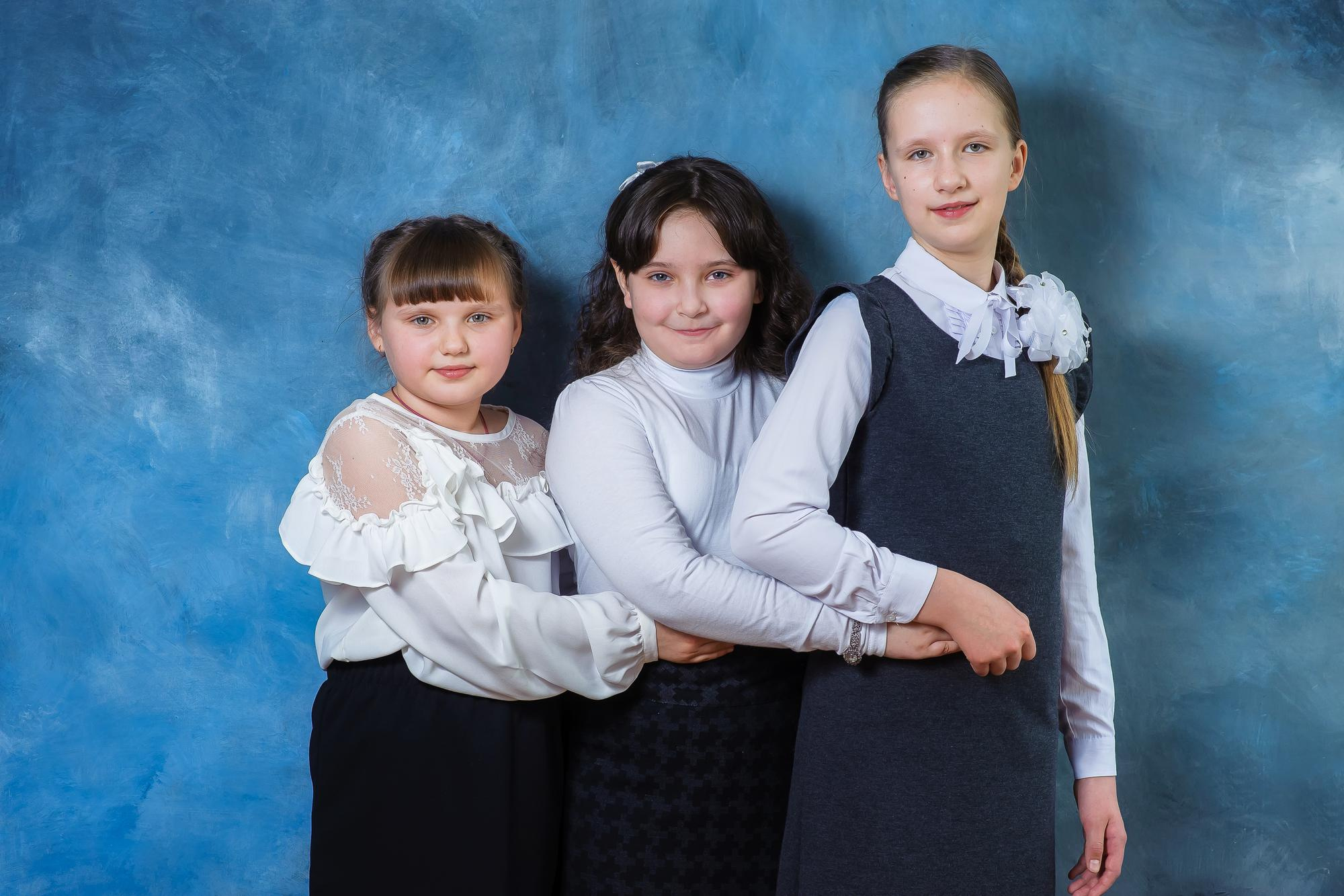 Портреты, школьники