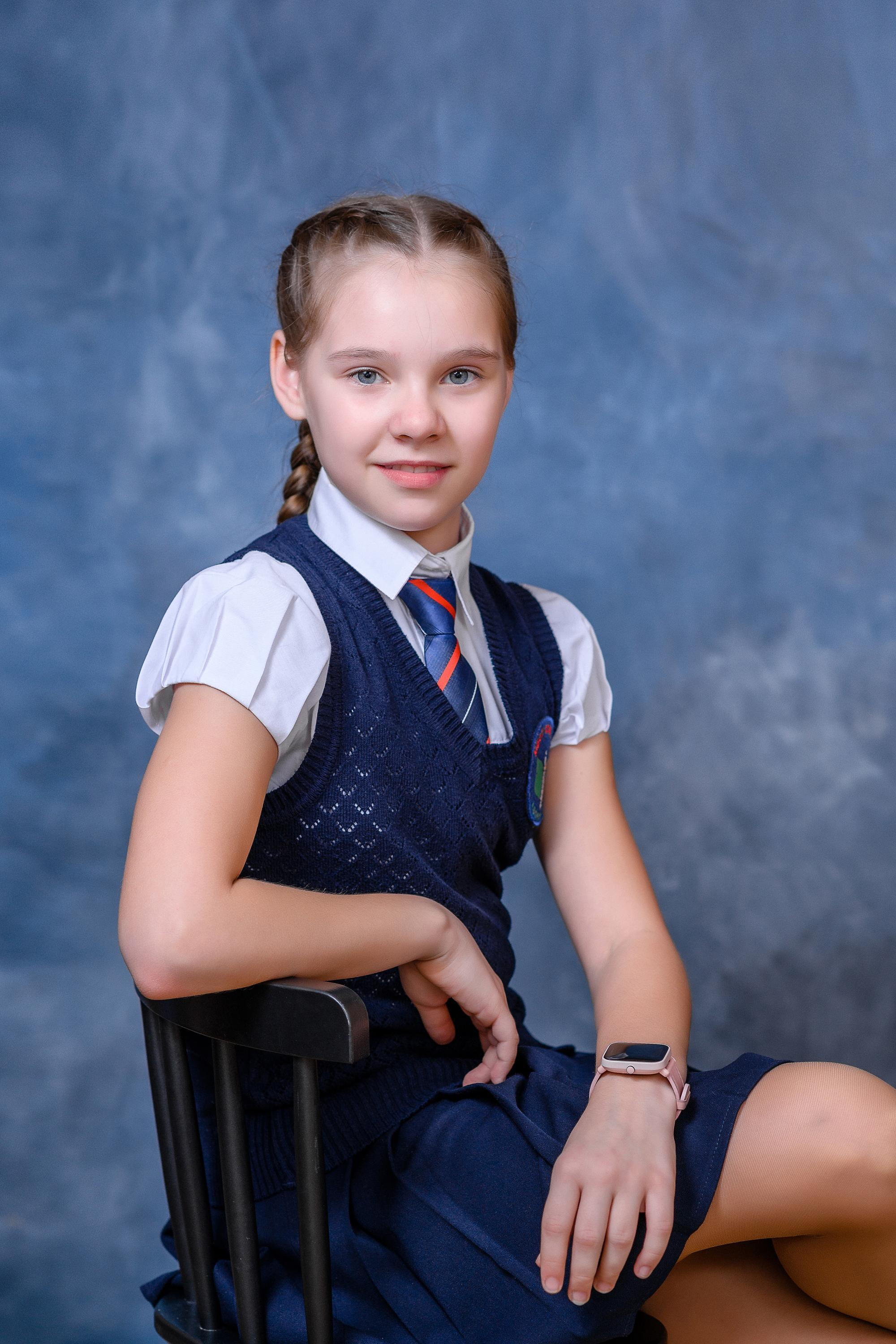 Портреты, школьники