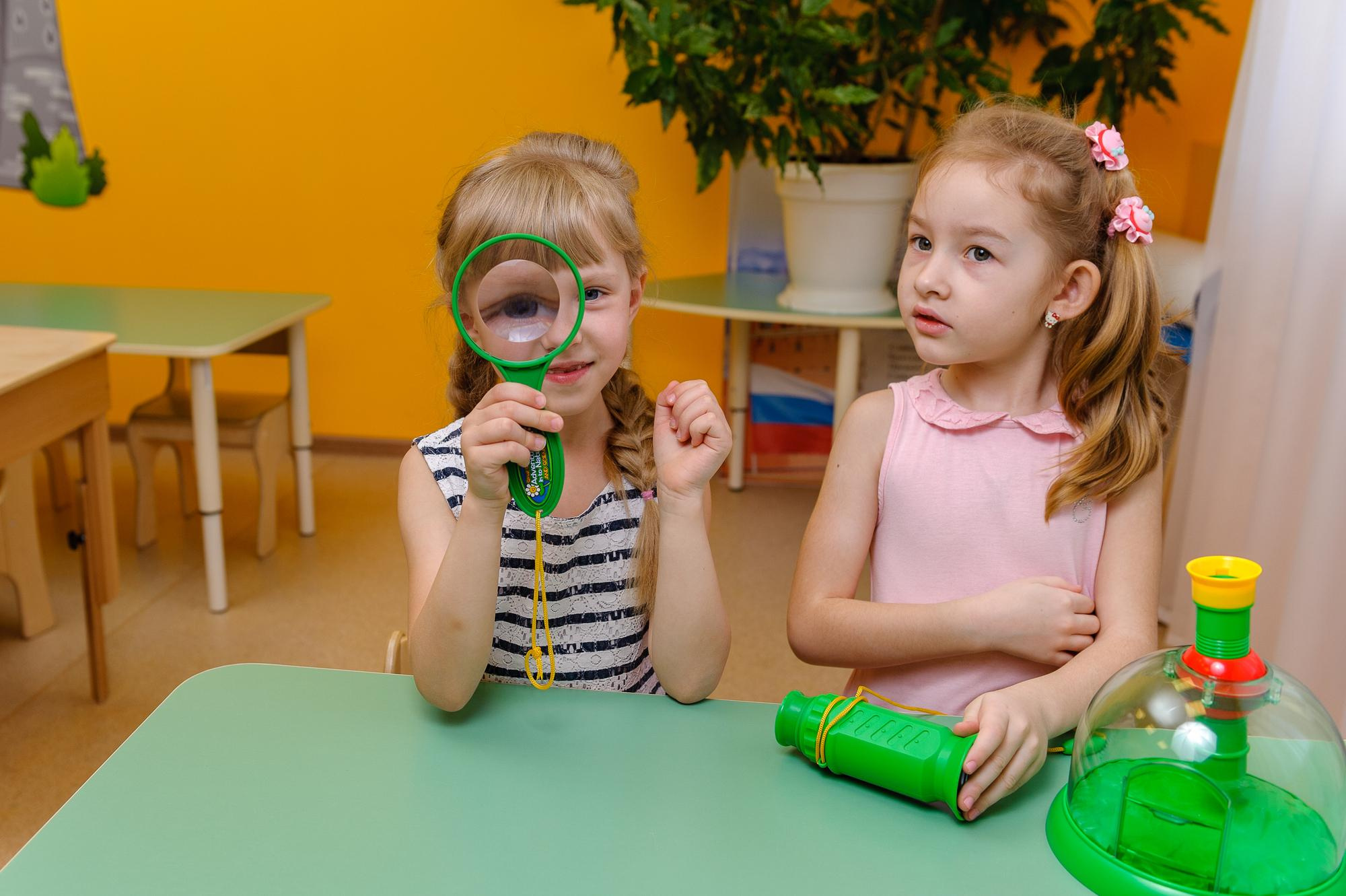 На занятиях