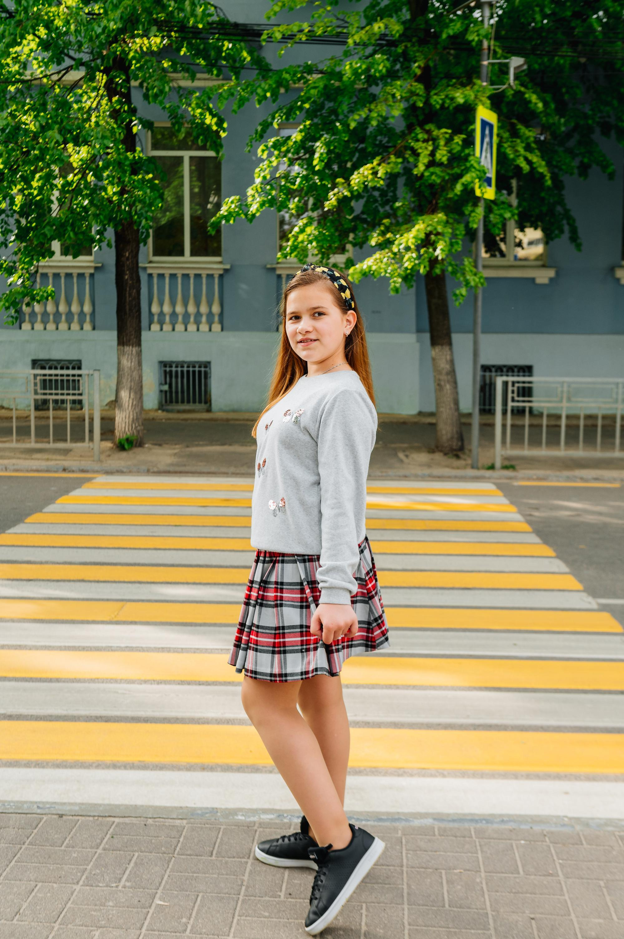 Школьники, фото на улице