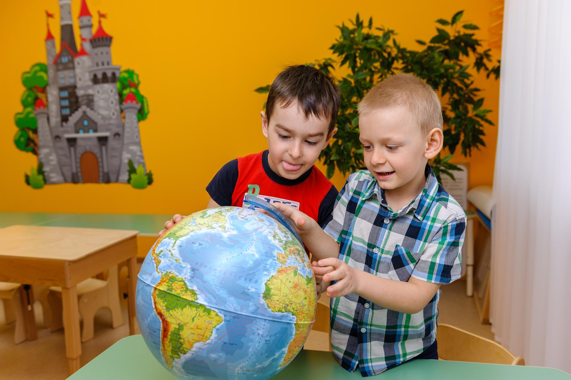 На занятиях