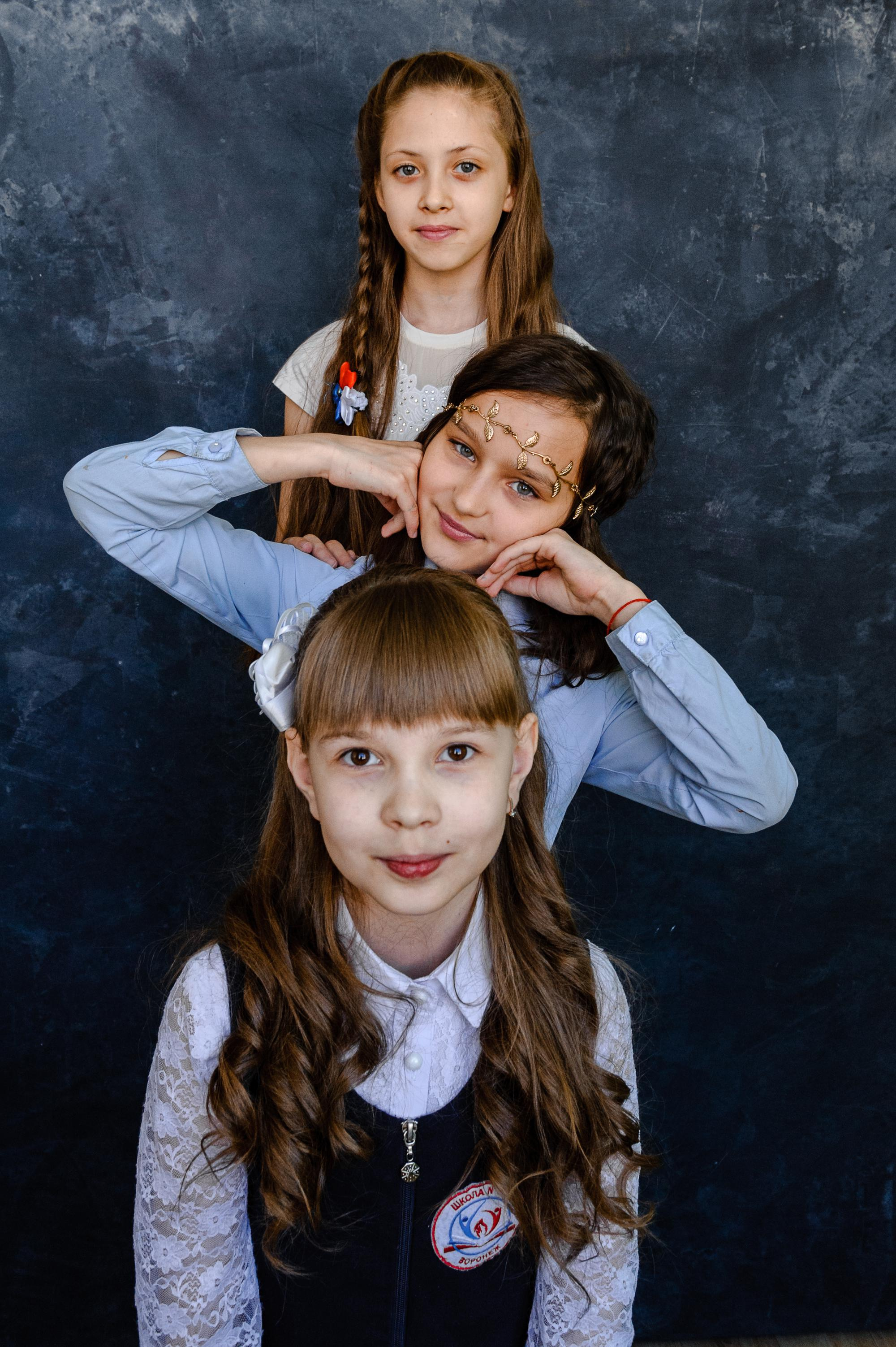 Портреты, школьники