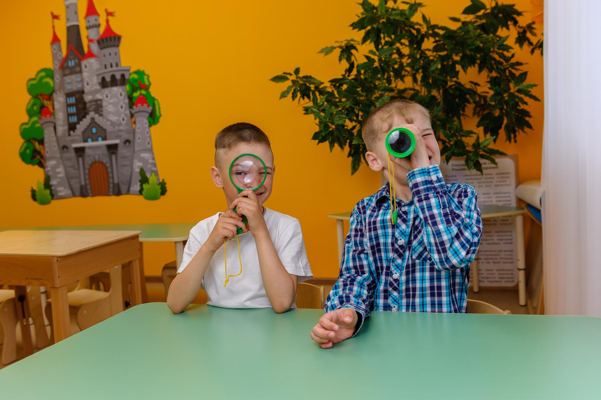 На занятиях