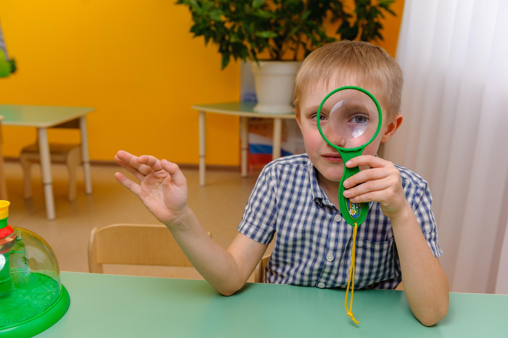 На занятиях