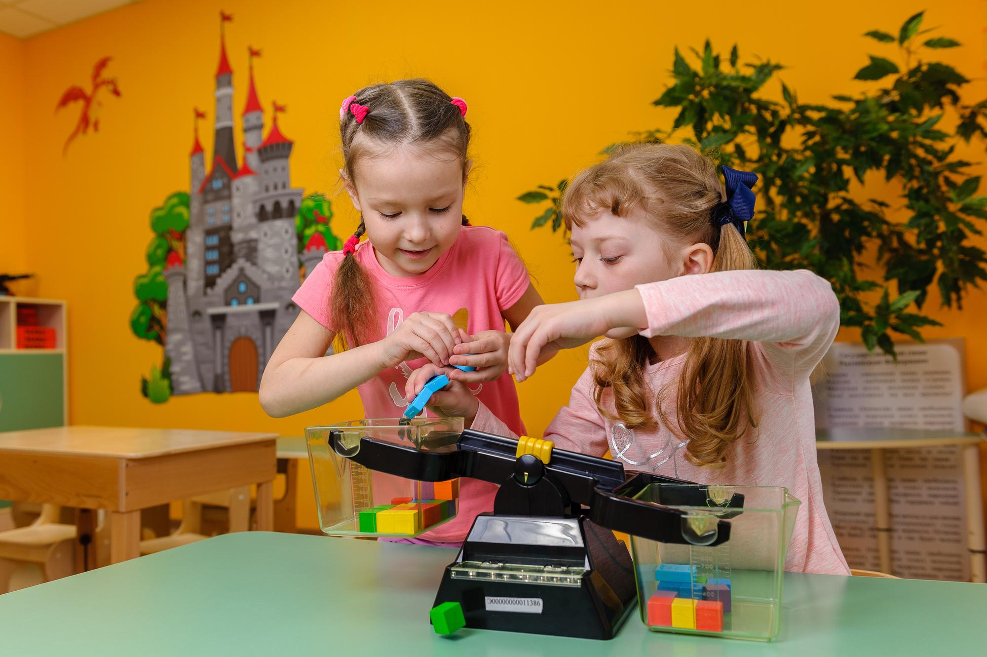 На занятиях