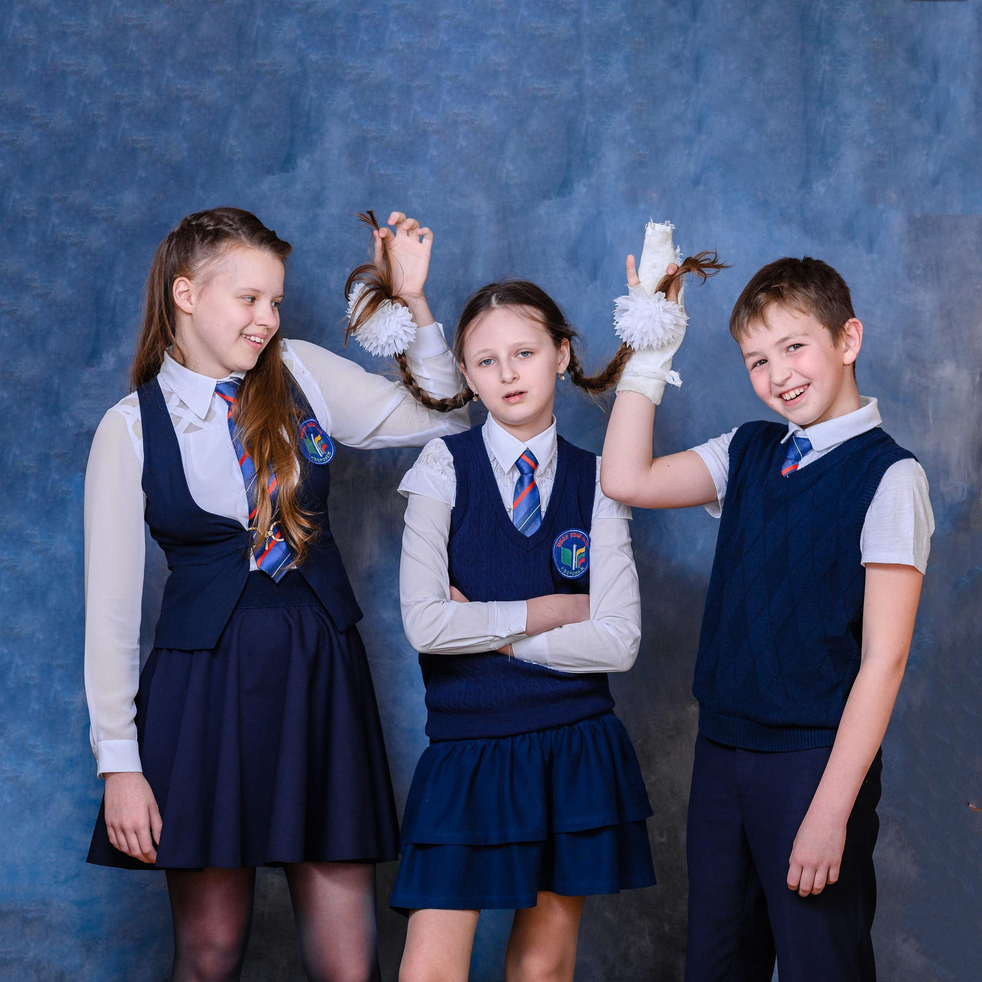 Портреты, школьники