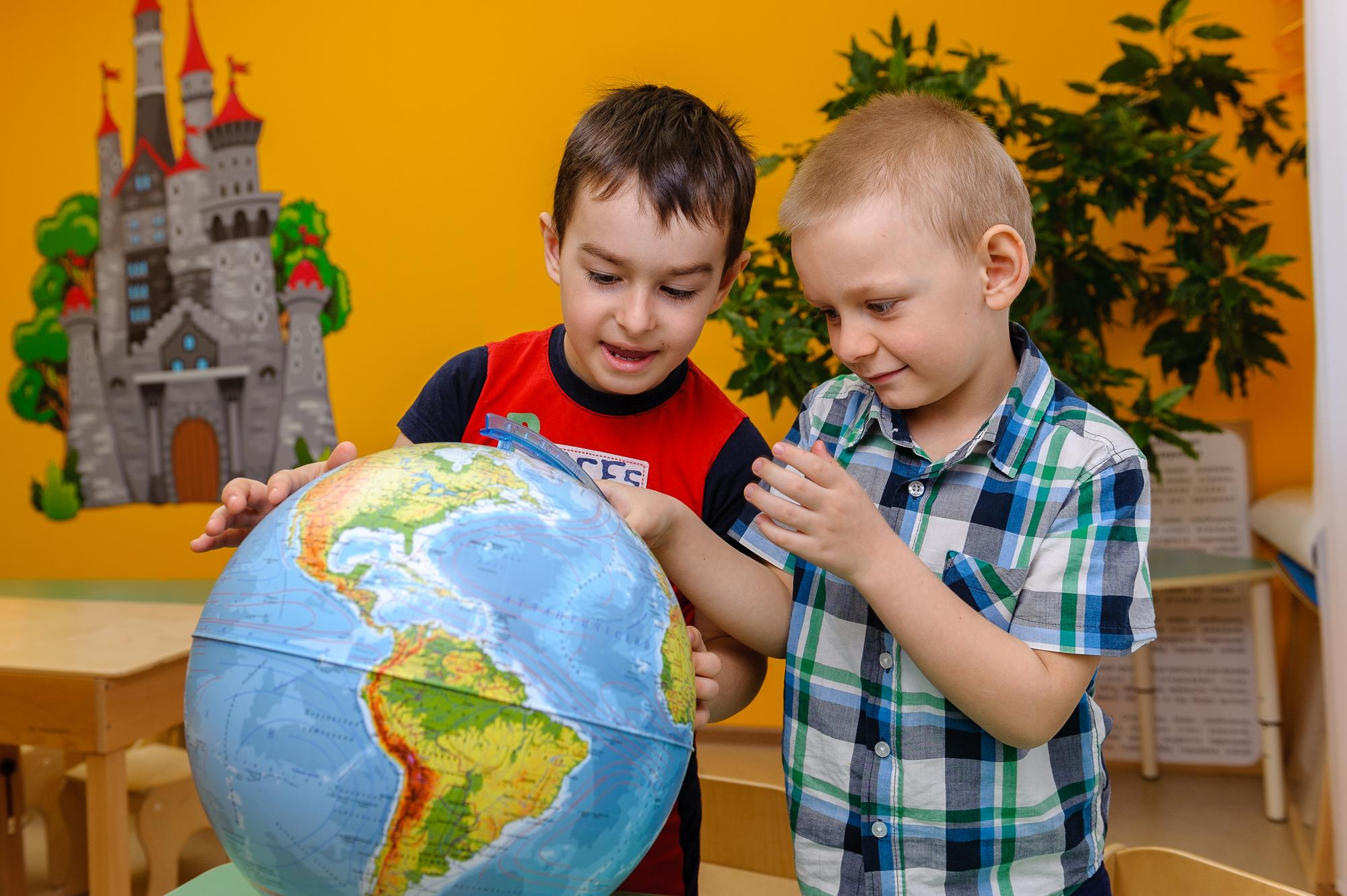 На занятиях