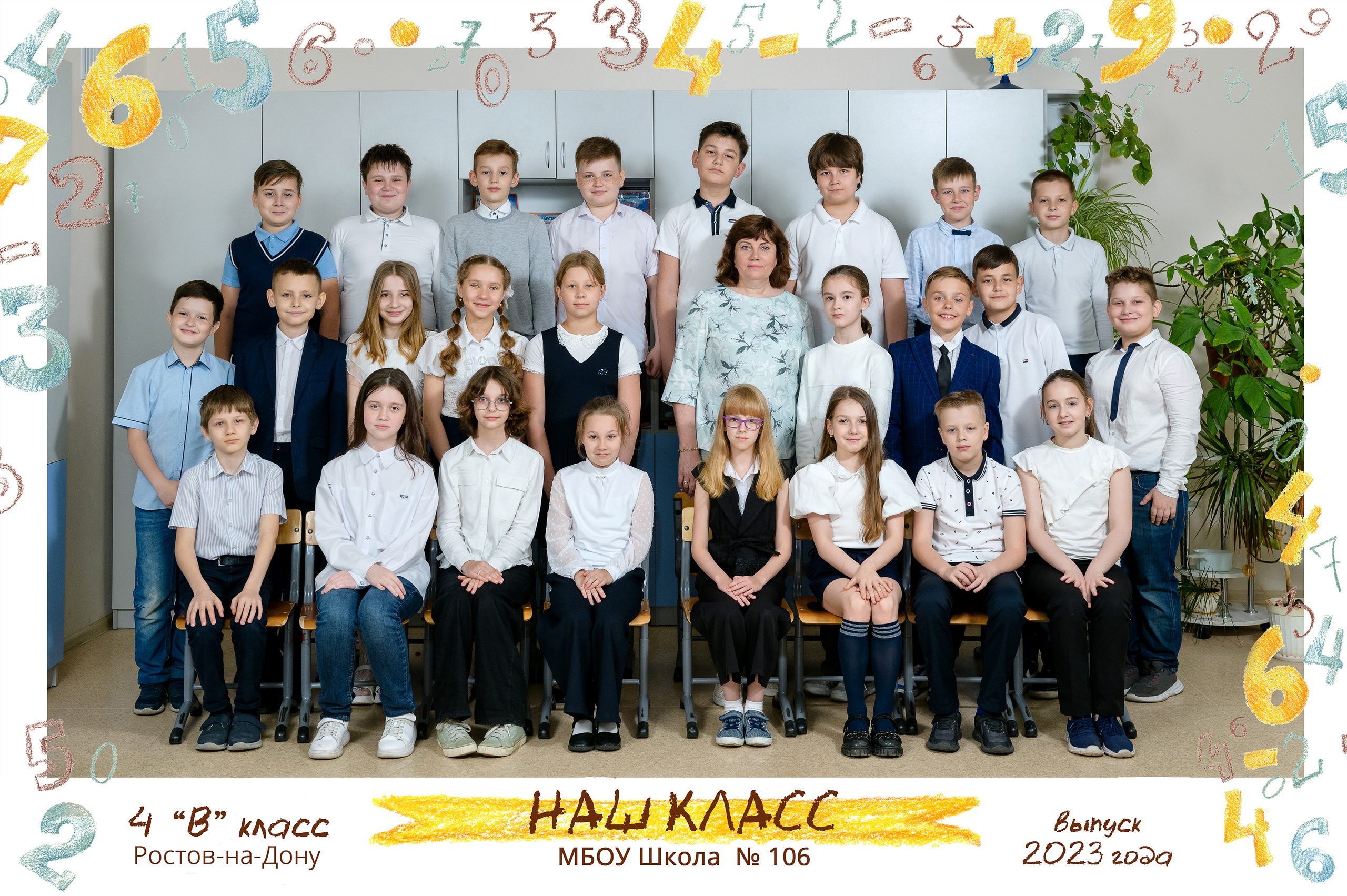 Общее фото класса. Фотограф в Ростове-на-Дону Маркер Елена