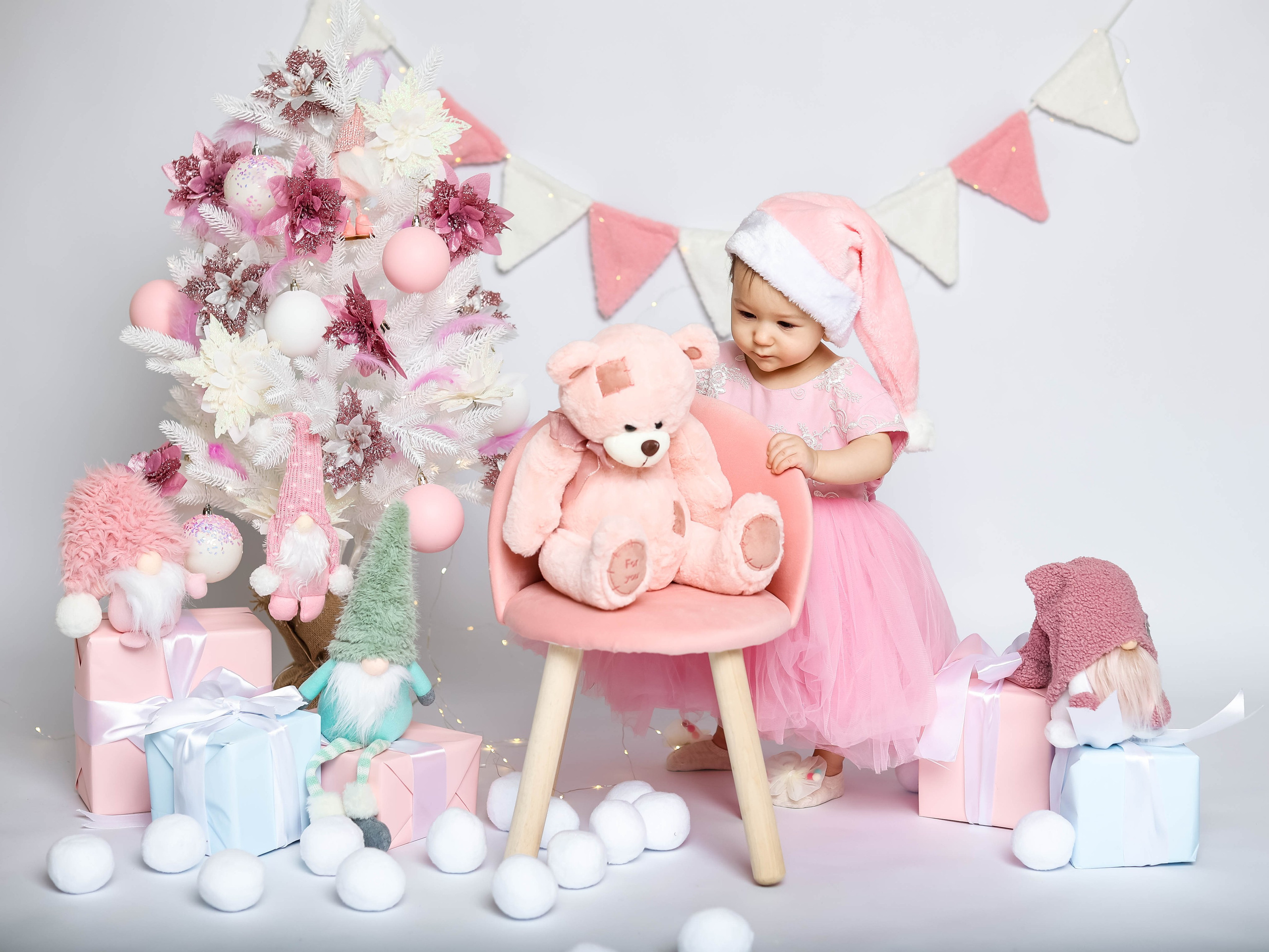 Новогодняя фотосессия на годик, два и три!. Семейный и детский фотограф Москва Елена Екимова 8926-895-38-86