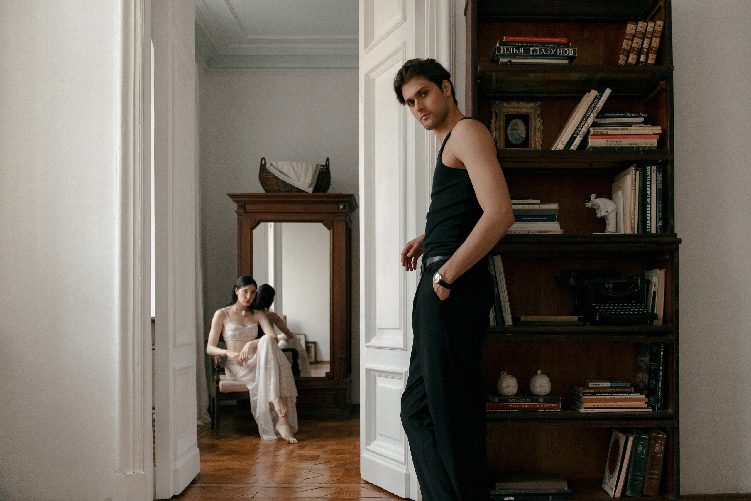 Винтажная история Полины и Дмитрия. Свадебный фотограф Москва