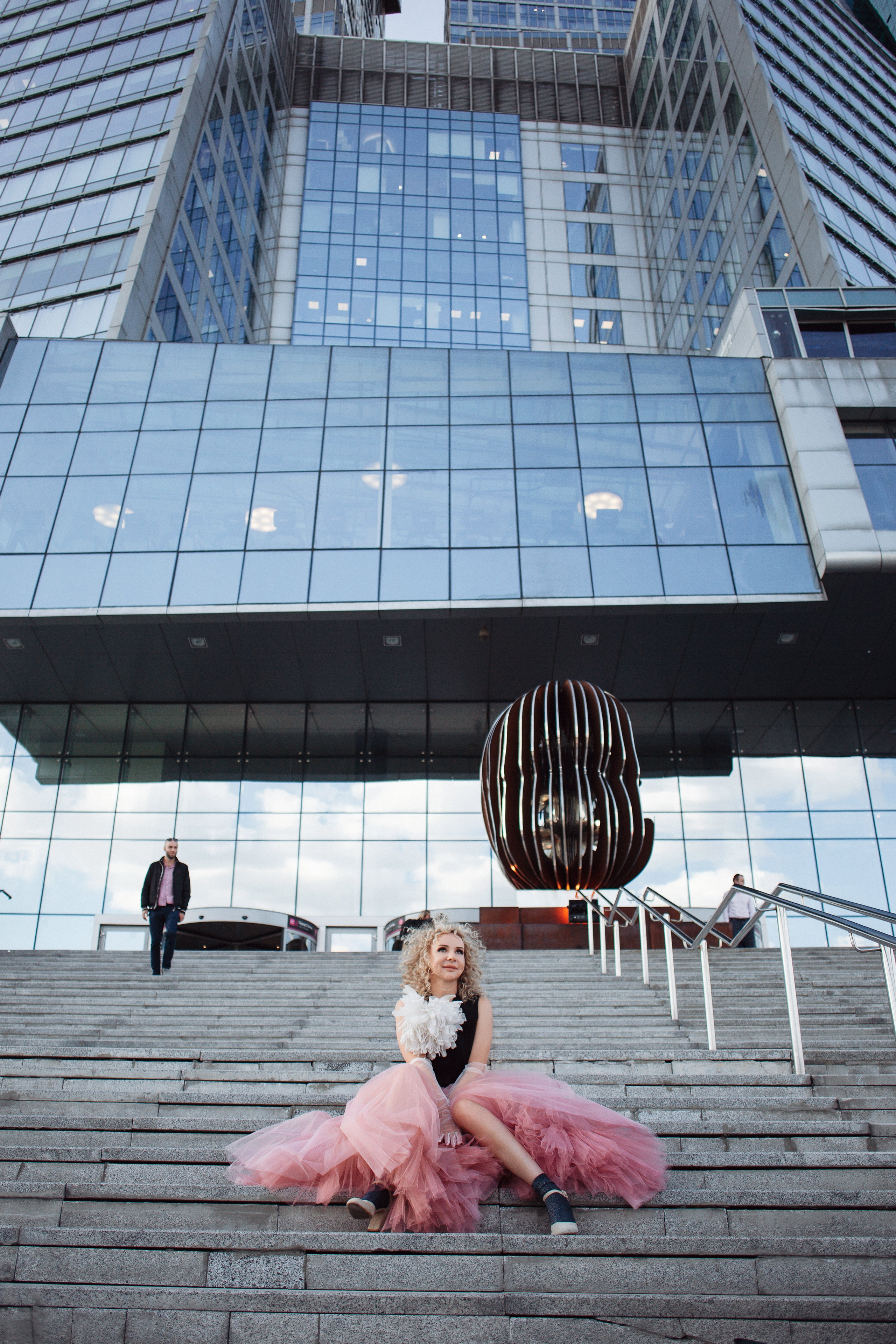 Аня в Moscow City. Семейный фотограф в Москве Марина Петра