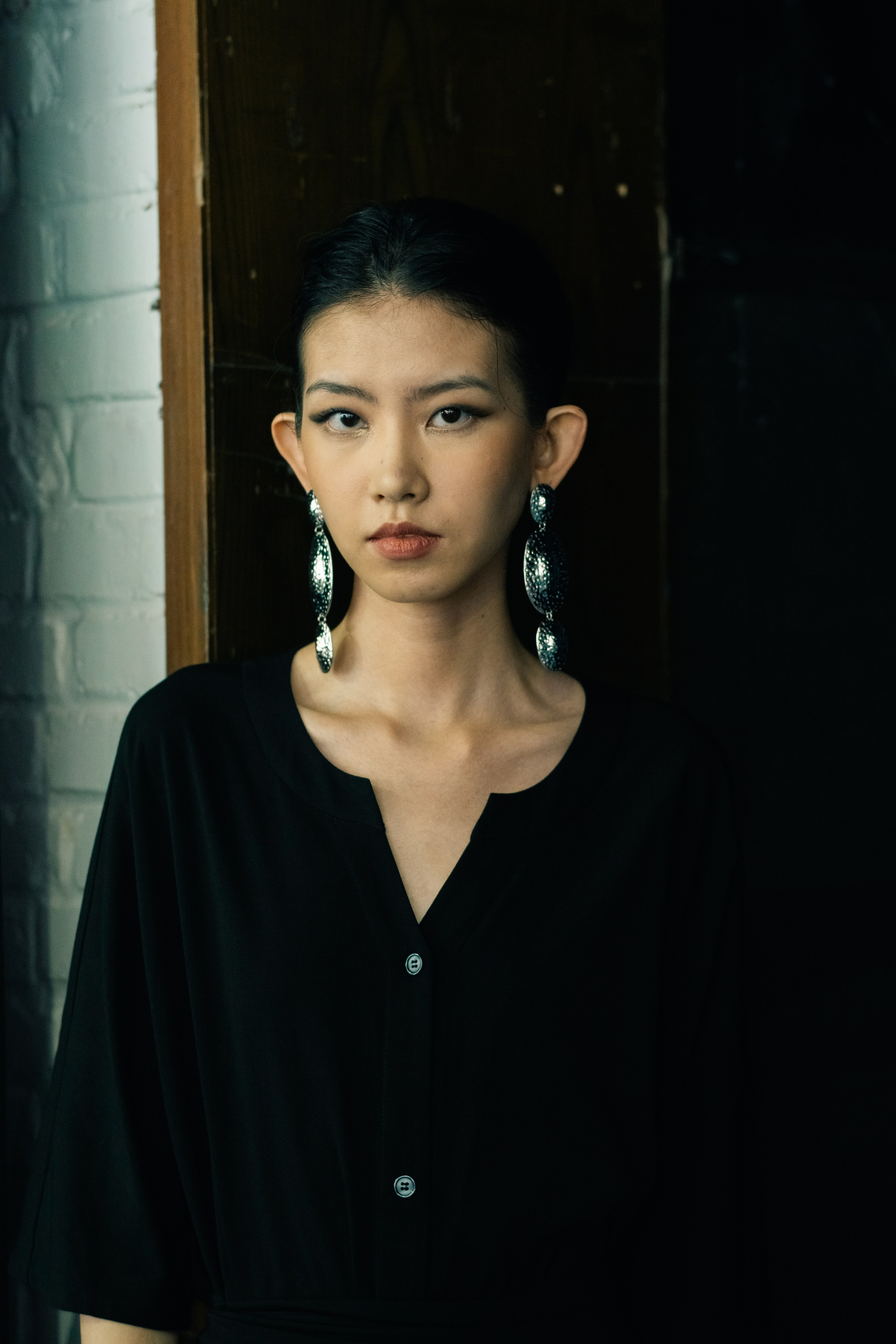 Backstage at Beijing Fashion