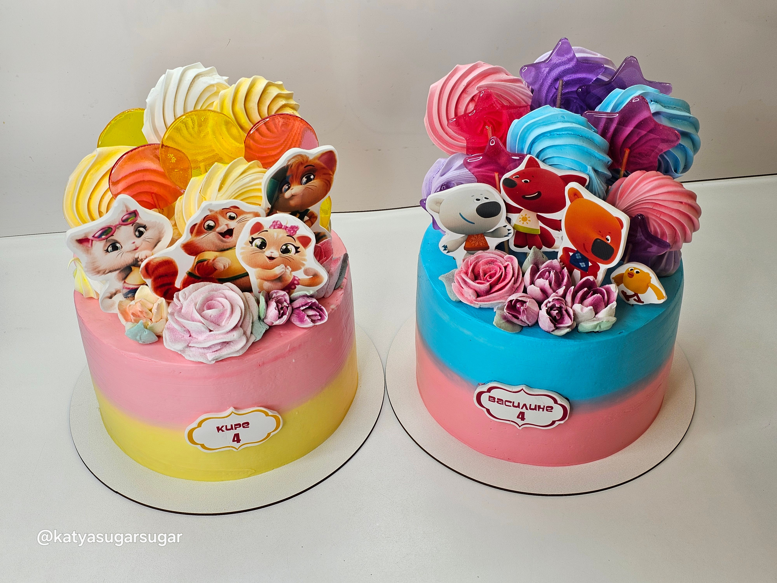 Торты. Katyasugarsugar капкейки, зефир, торты Москва