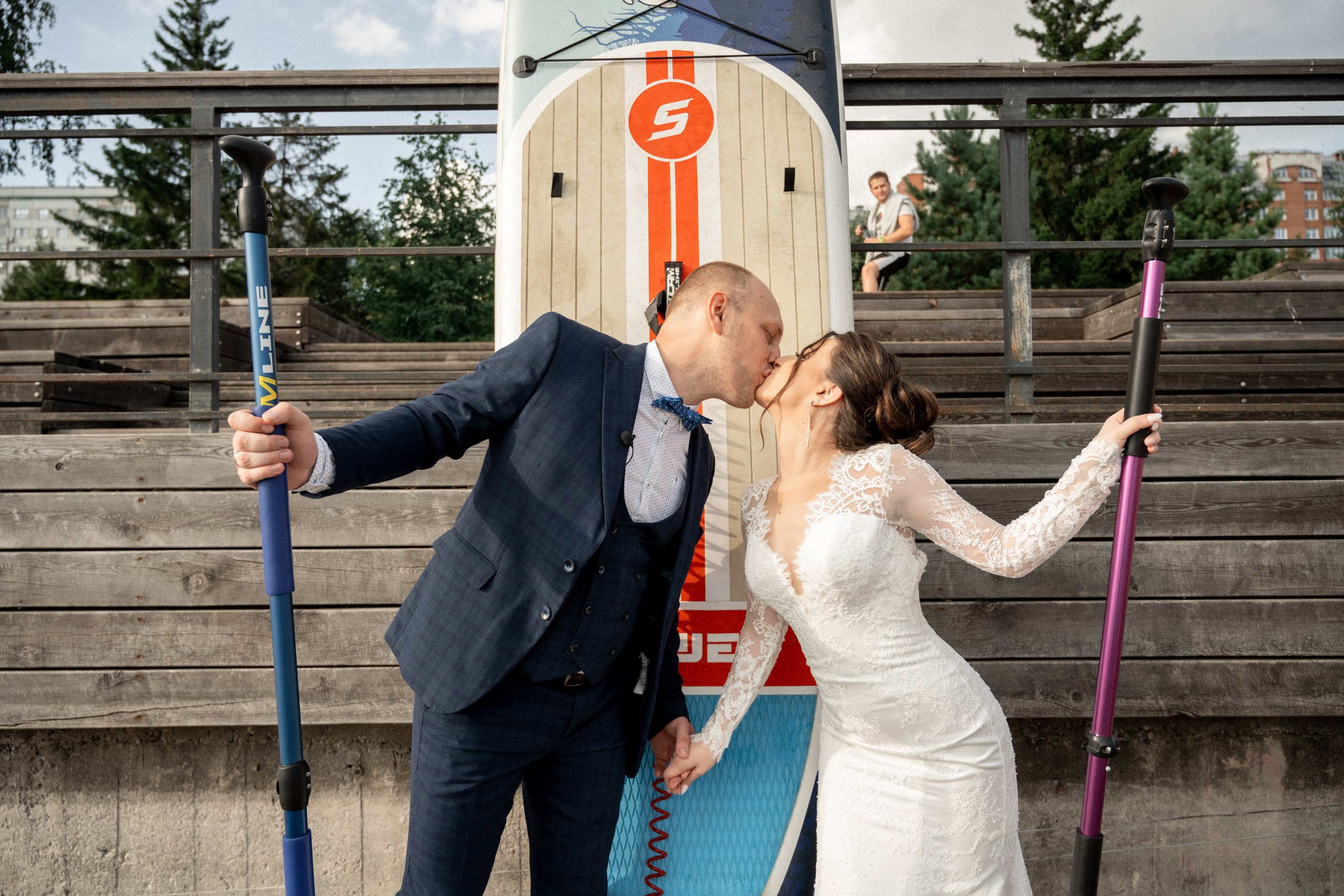 Свадьба на SUP бордах в Красноярске