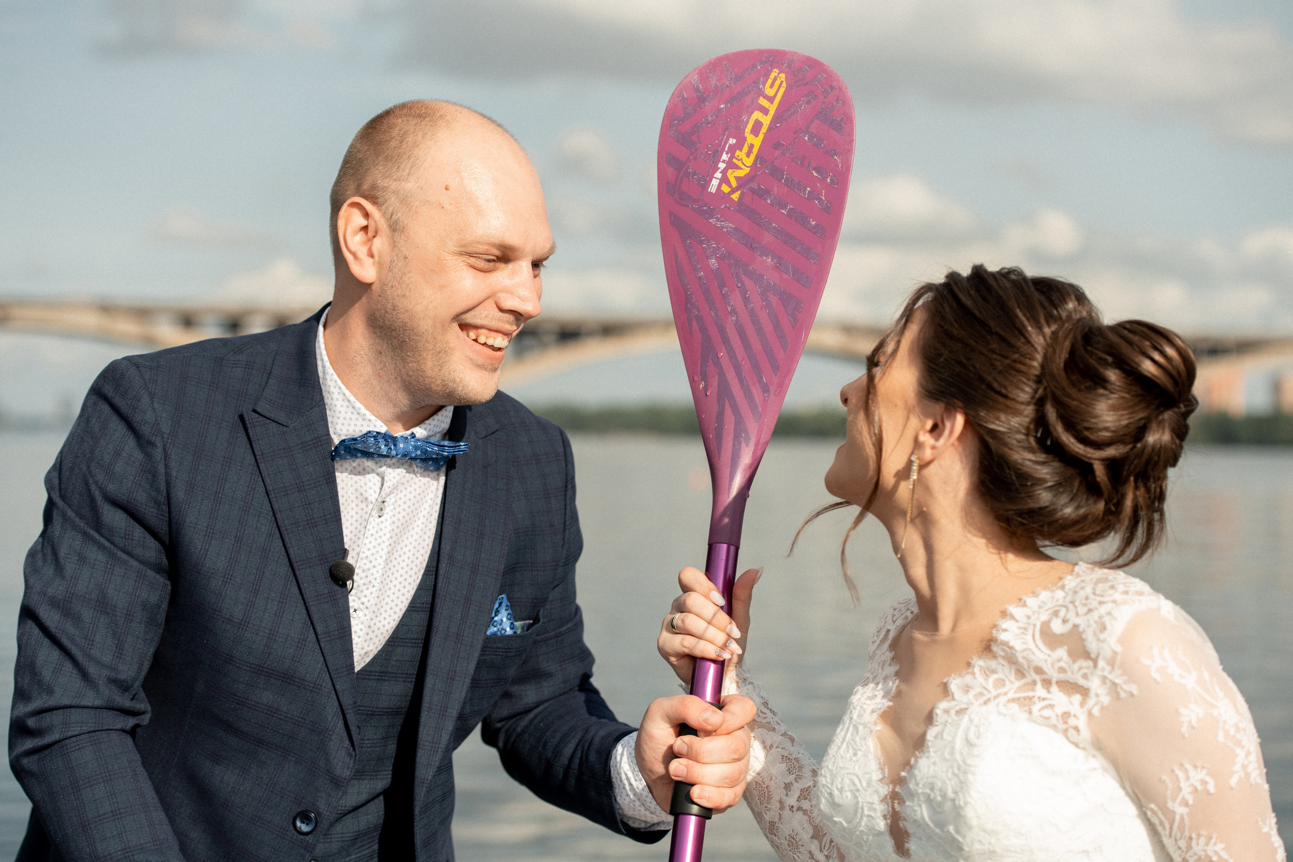 Свадьба на SUP бордах в Красноярске