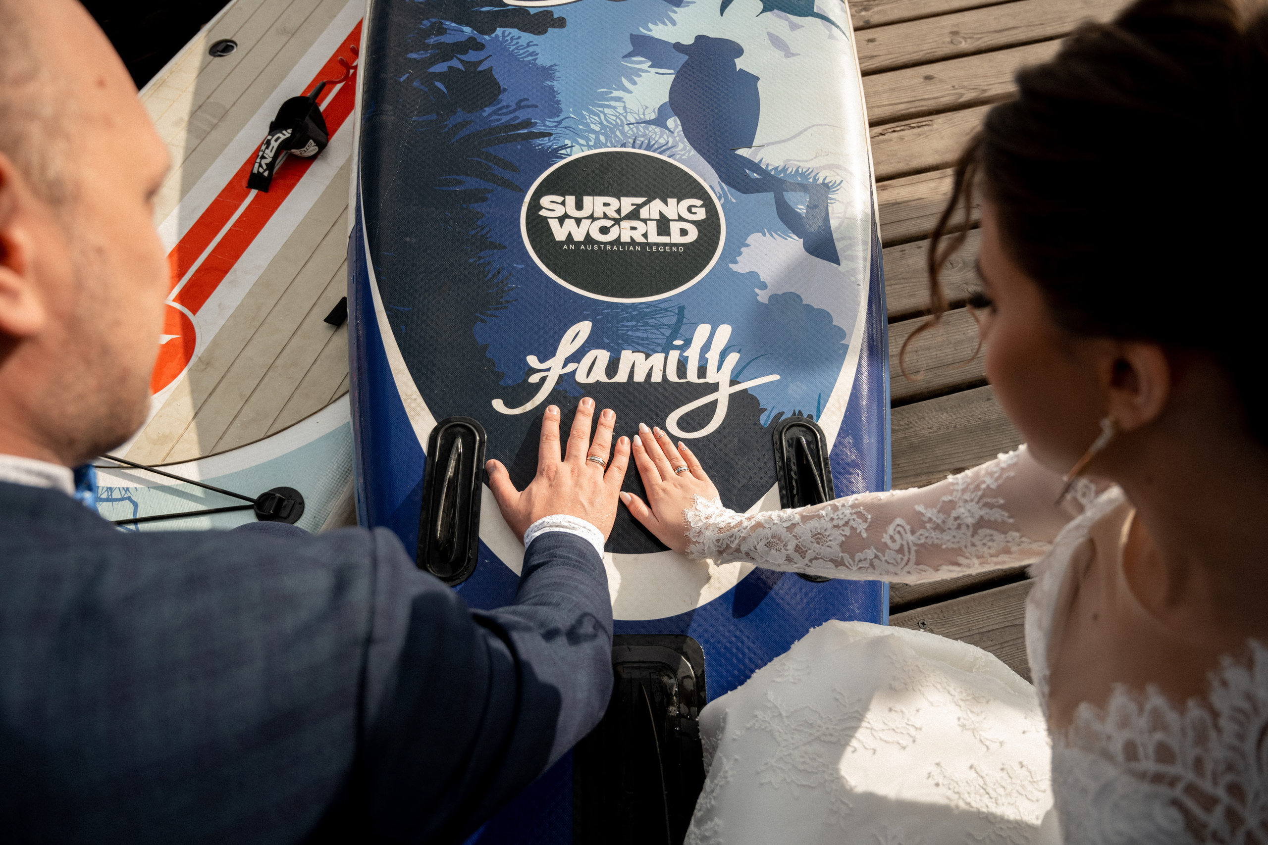 Свадьба на SUP бордах в Красноярске