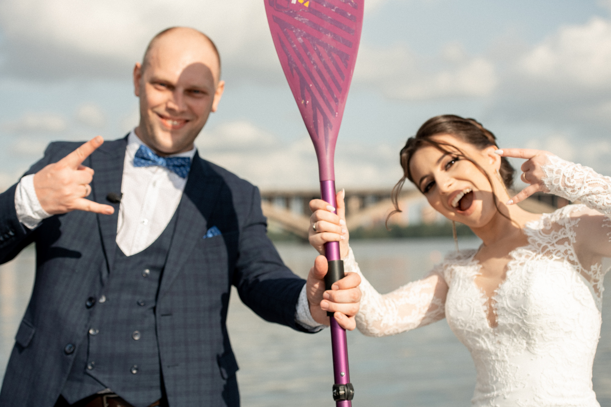 Свадьба на SUP бордах в Красноярске