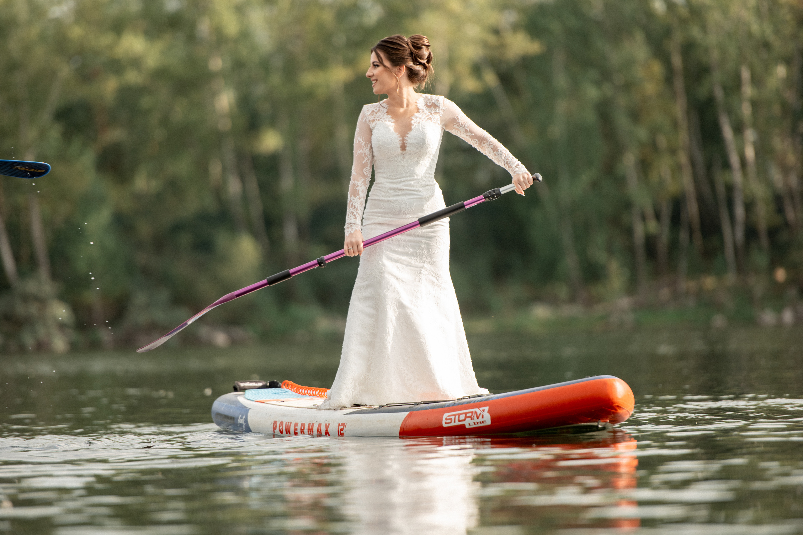 Свадьба на SUP бордах в Красноярске