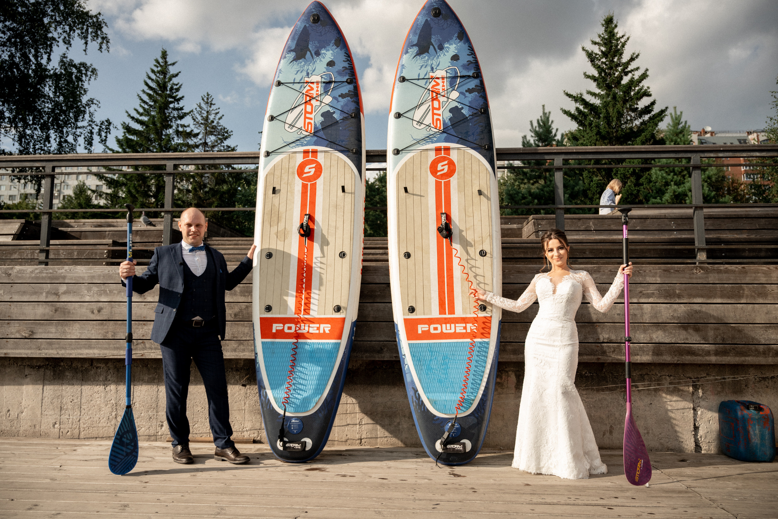 Свадьба на SUP бордах в Красноярске