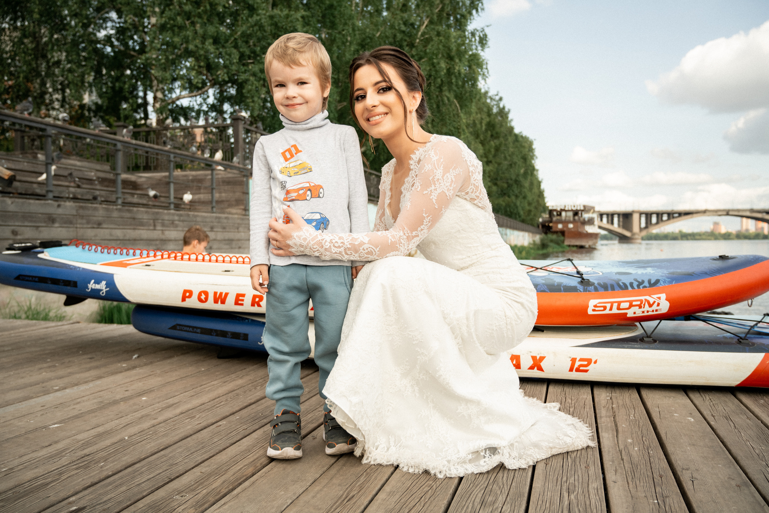 Свадьба на SUP бордах в Красноярске