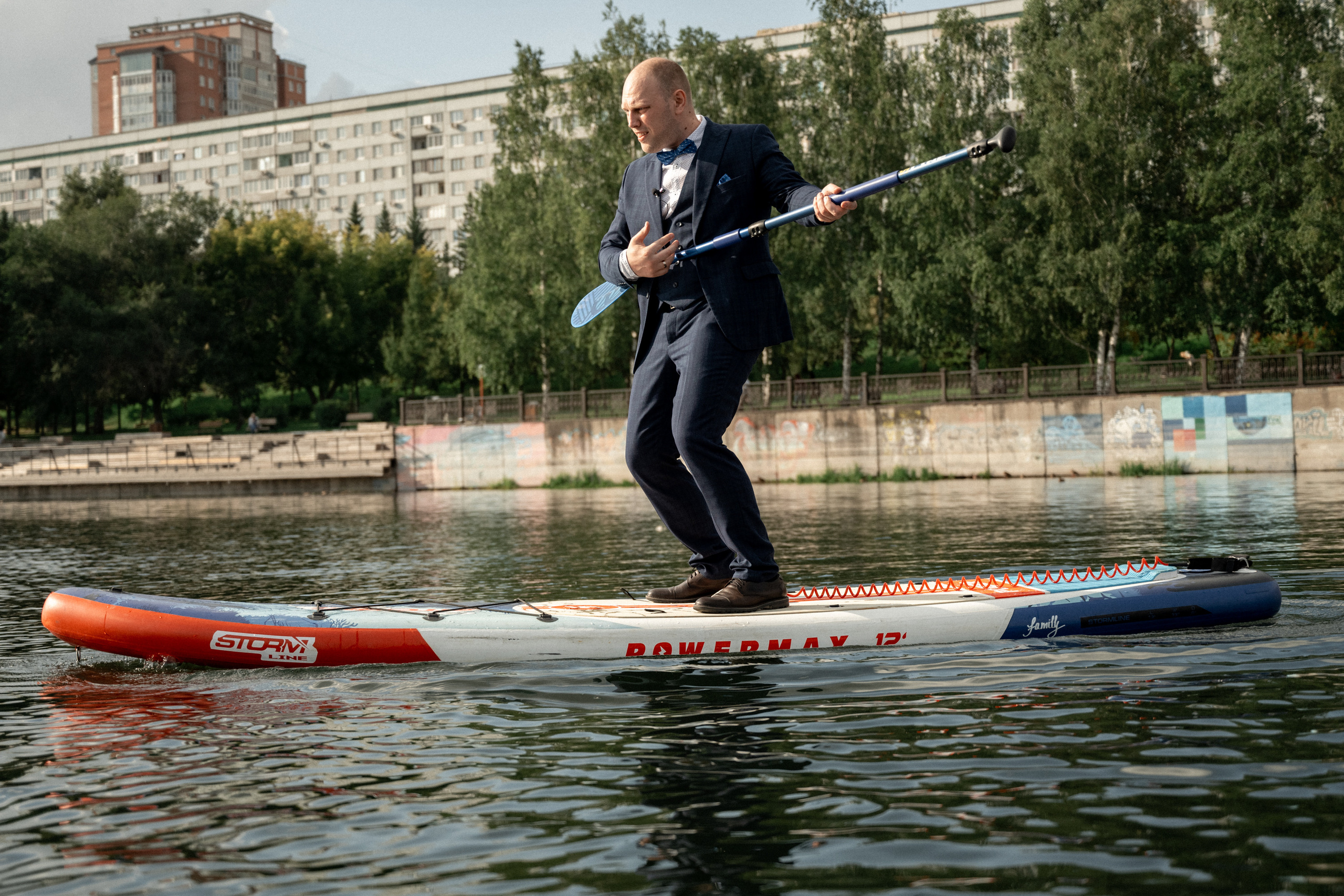 Свадьба на SUP бордах в Красноярске
