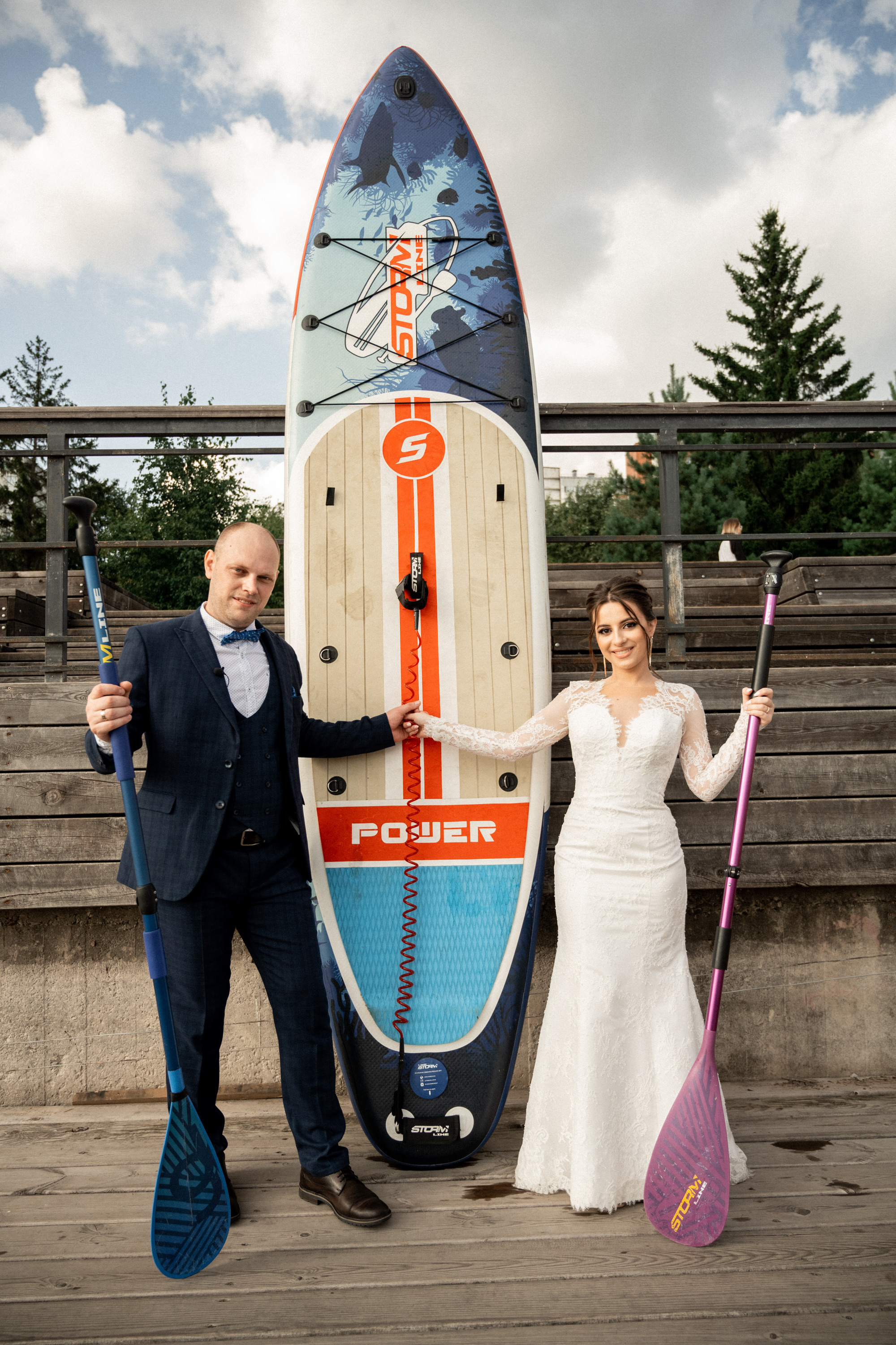 Свадьба на SUP бордах в Красноярске