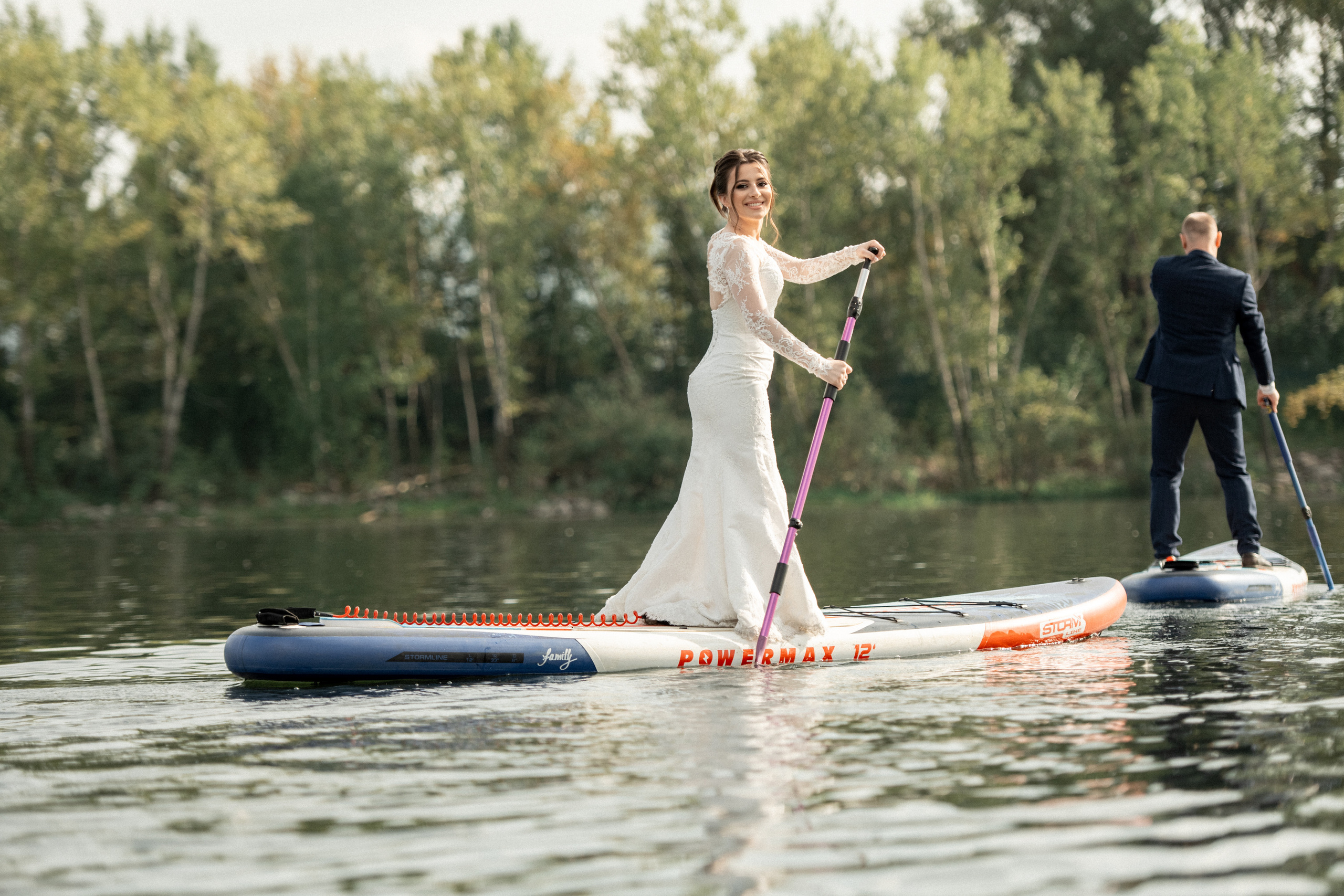Свадьба на SUP бордах в Красноярске