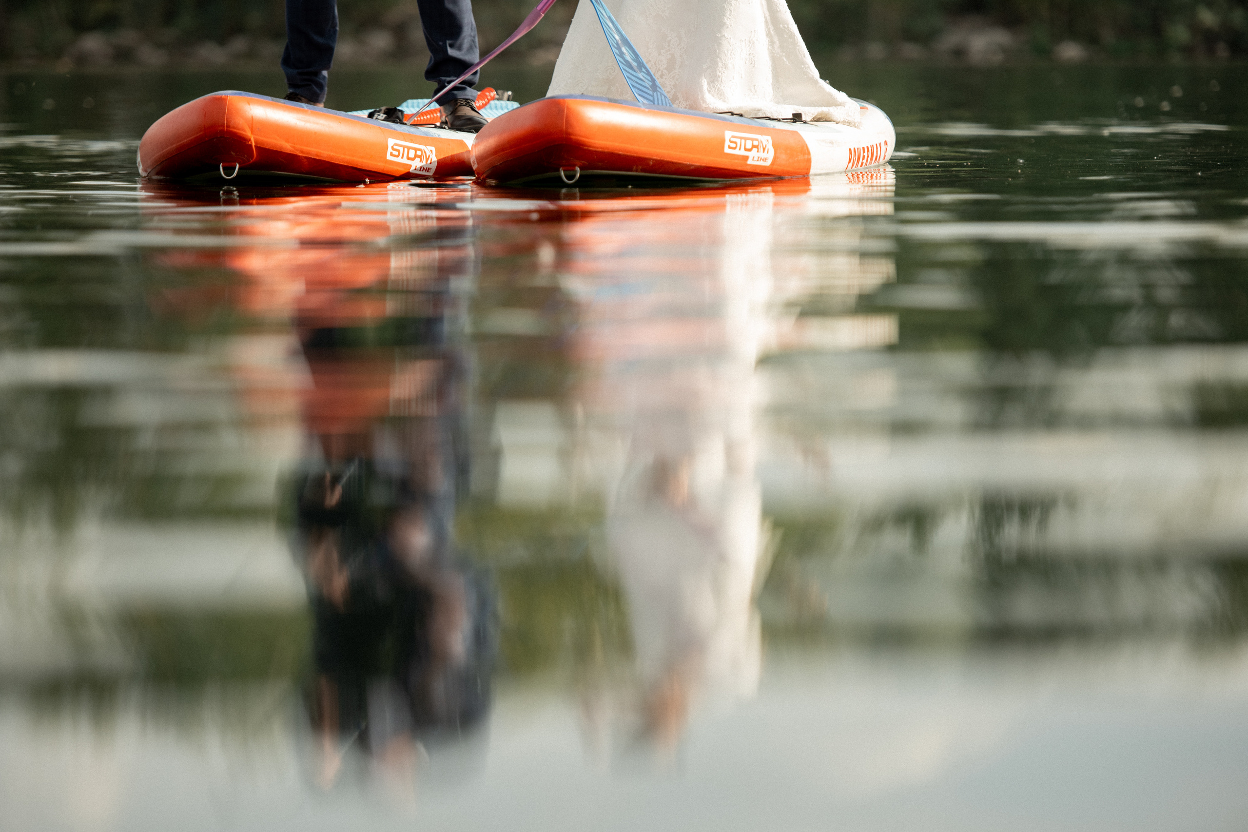 Свадьба на SUP бордах в Красноярске