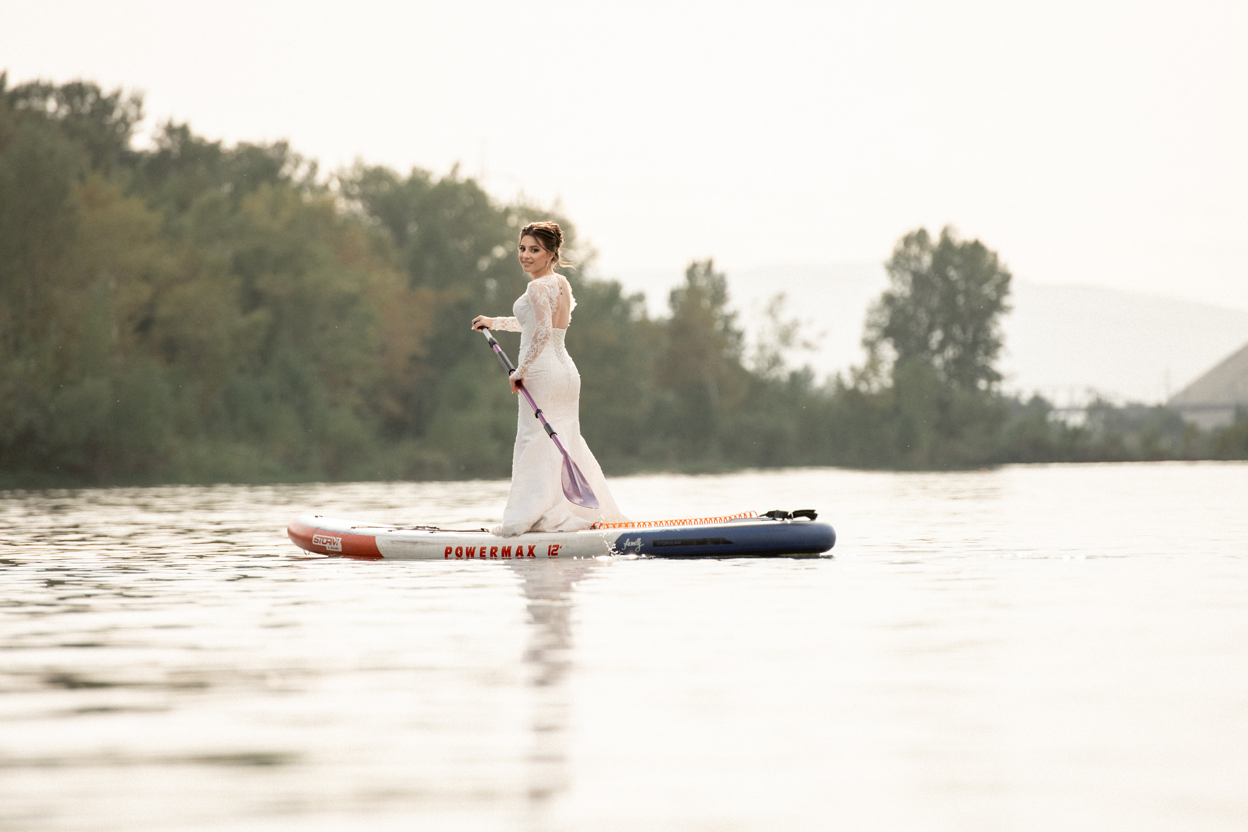 Свадьба на SUP бордах в Красноярске