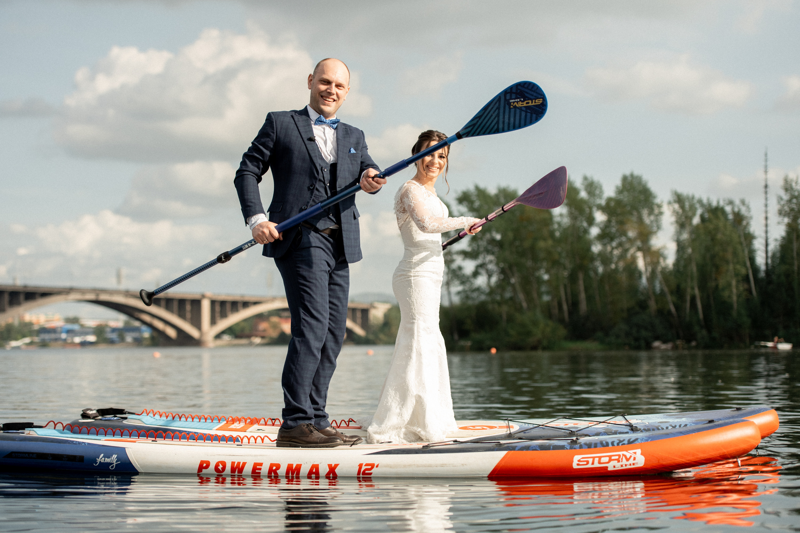 Свадьба на SUP бордах в Красноярске