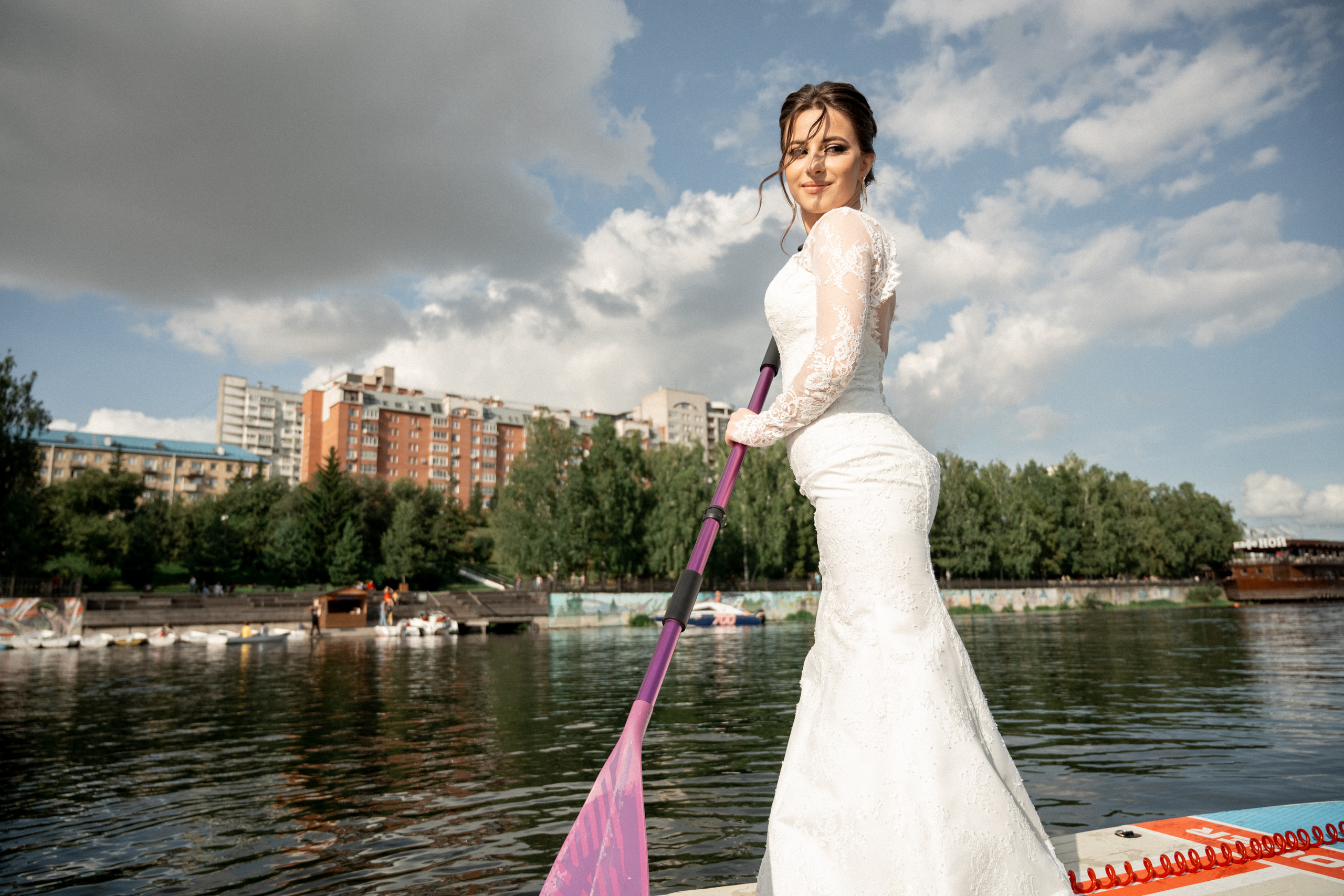 Свадьба на SUP бордах в Красноярске