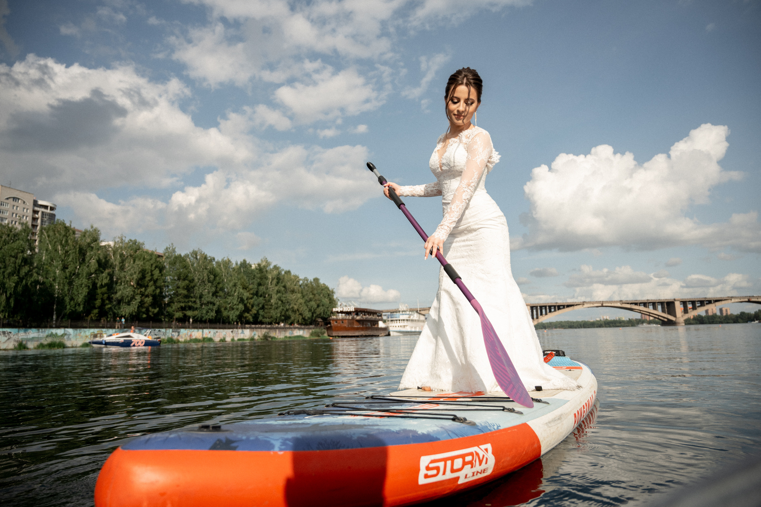 Свадьба на SUP бордах в Красноярске