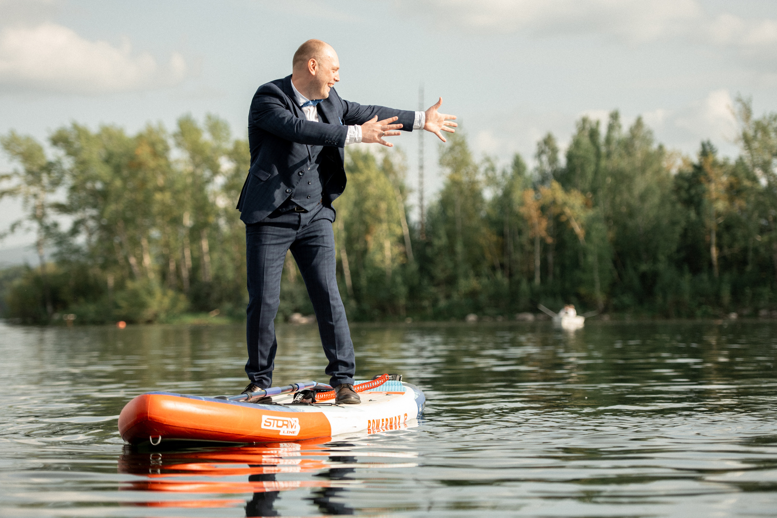 Свадьба на SUP бордах в Красноярске
