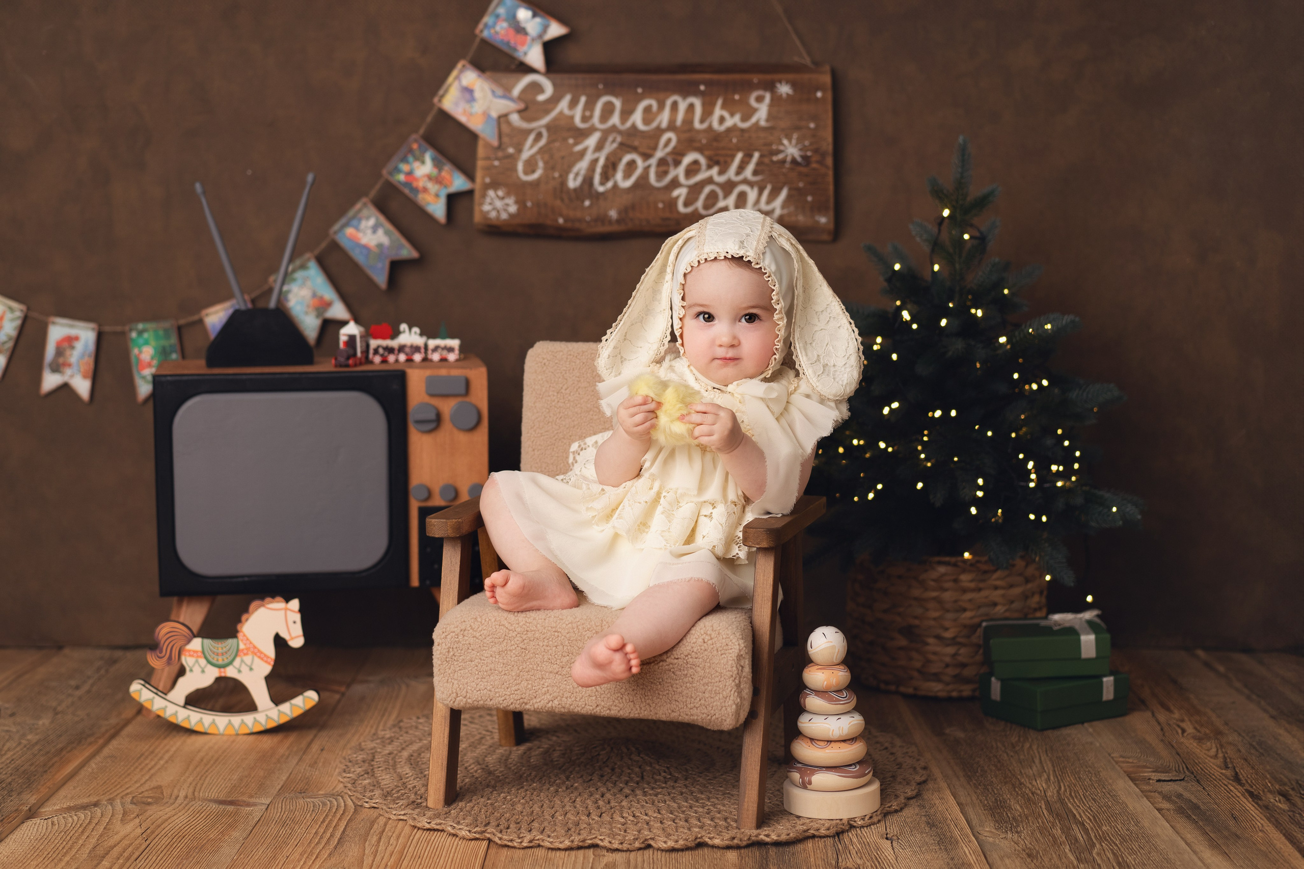 Эмилия. Фотограф новорождённых малышей в Уфе