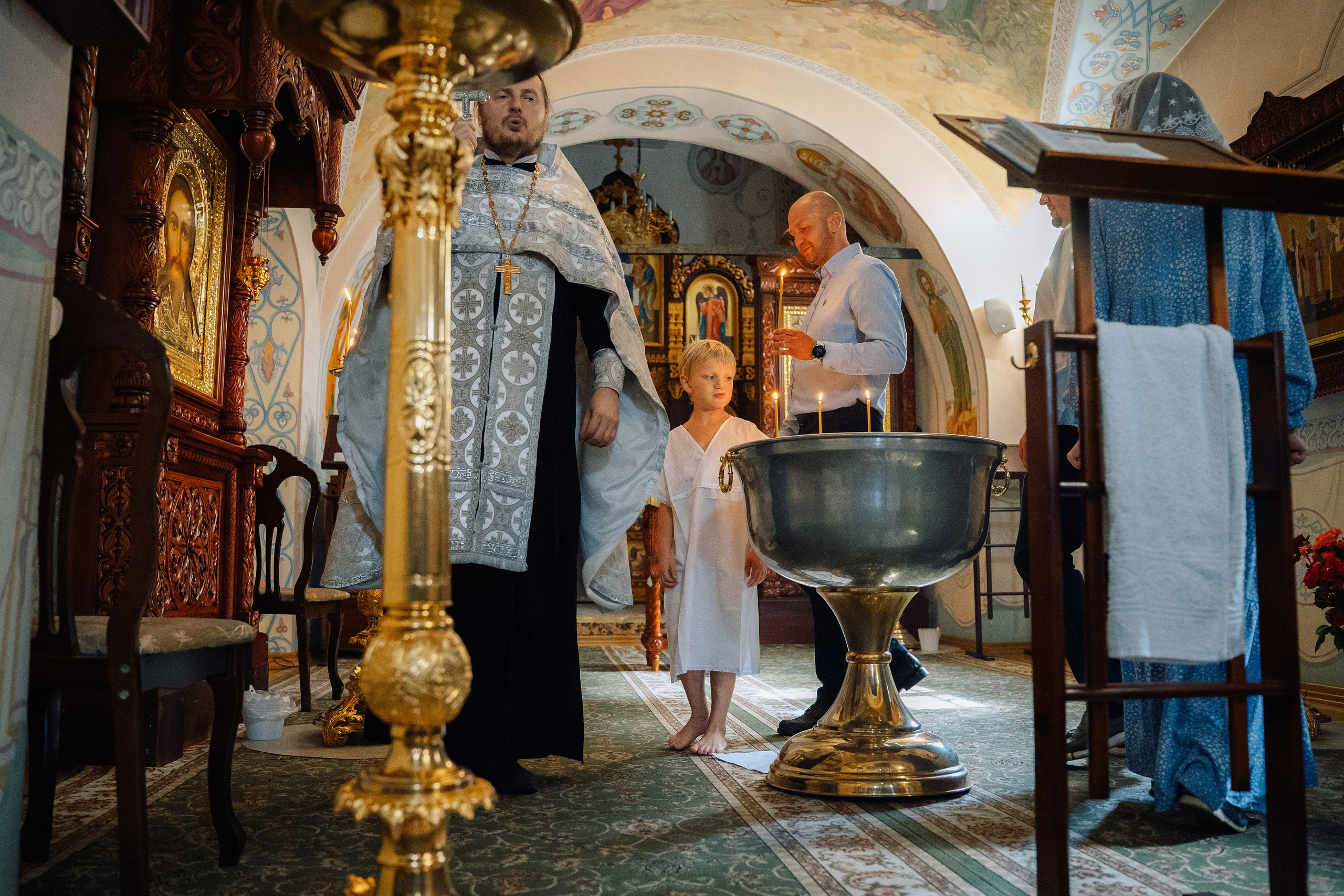 Крещение Марка. Фотограф Казакова Анастасия