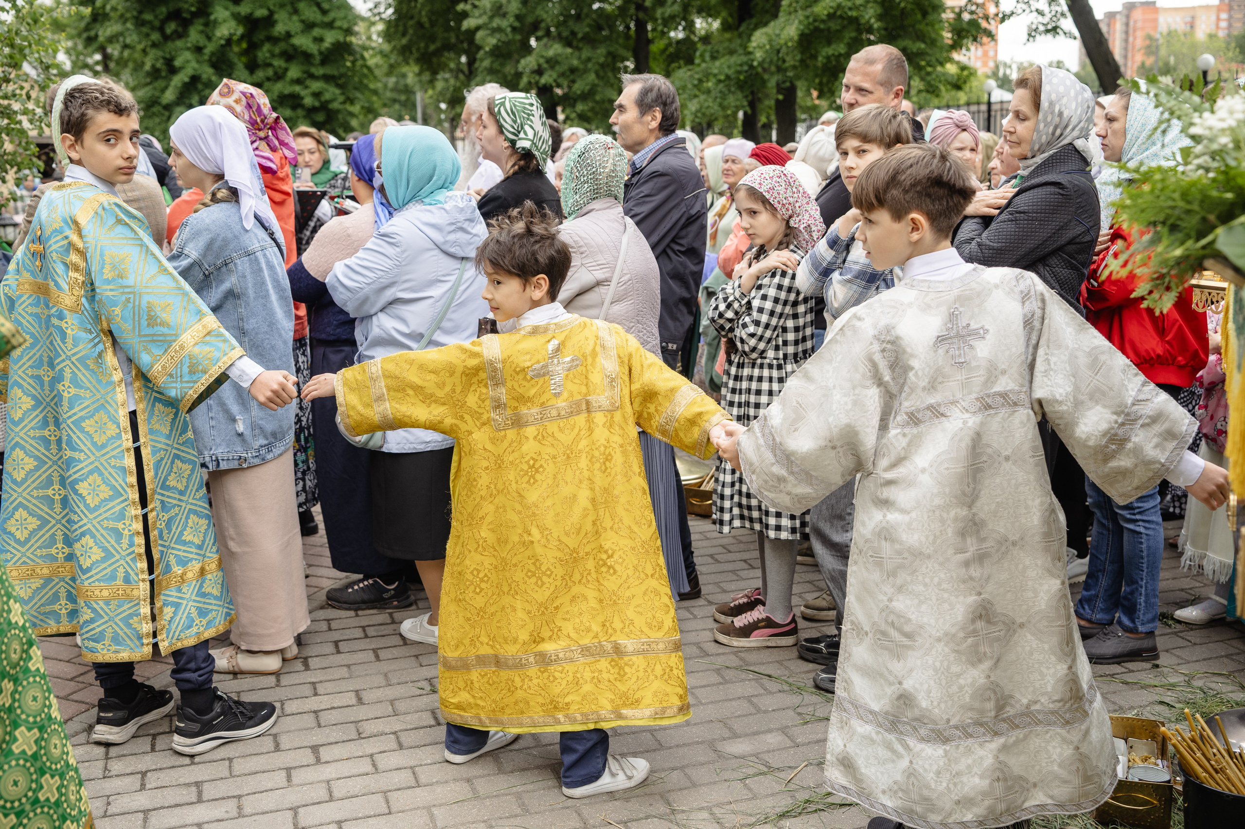 Престольный праздник в храме Троицы Живоначальной. Фотограф Москва/Подмосковье