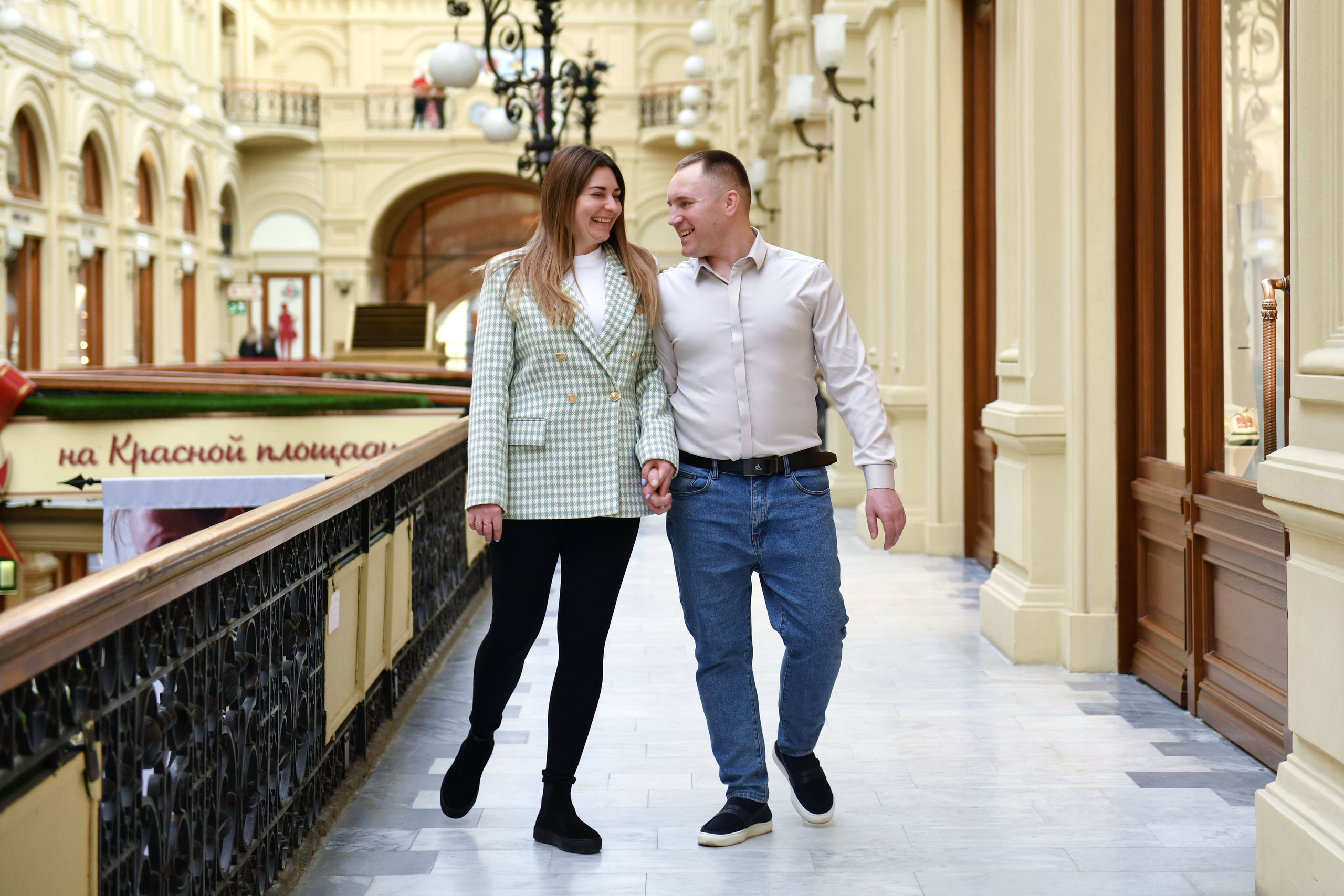 Семья в ГУМе 2. Свадебный и портретный фотограф в Москве Галина Борисова